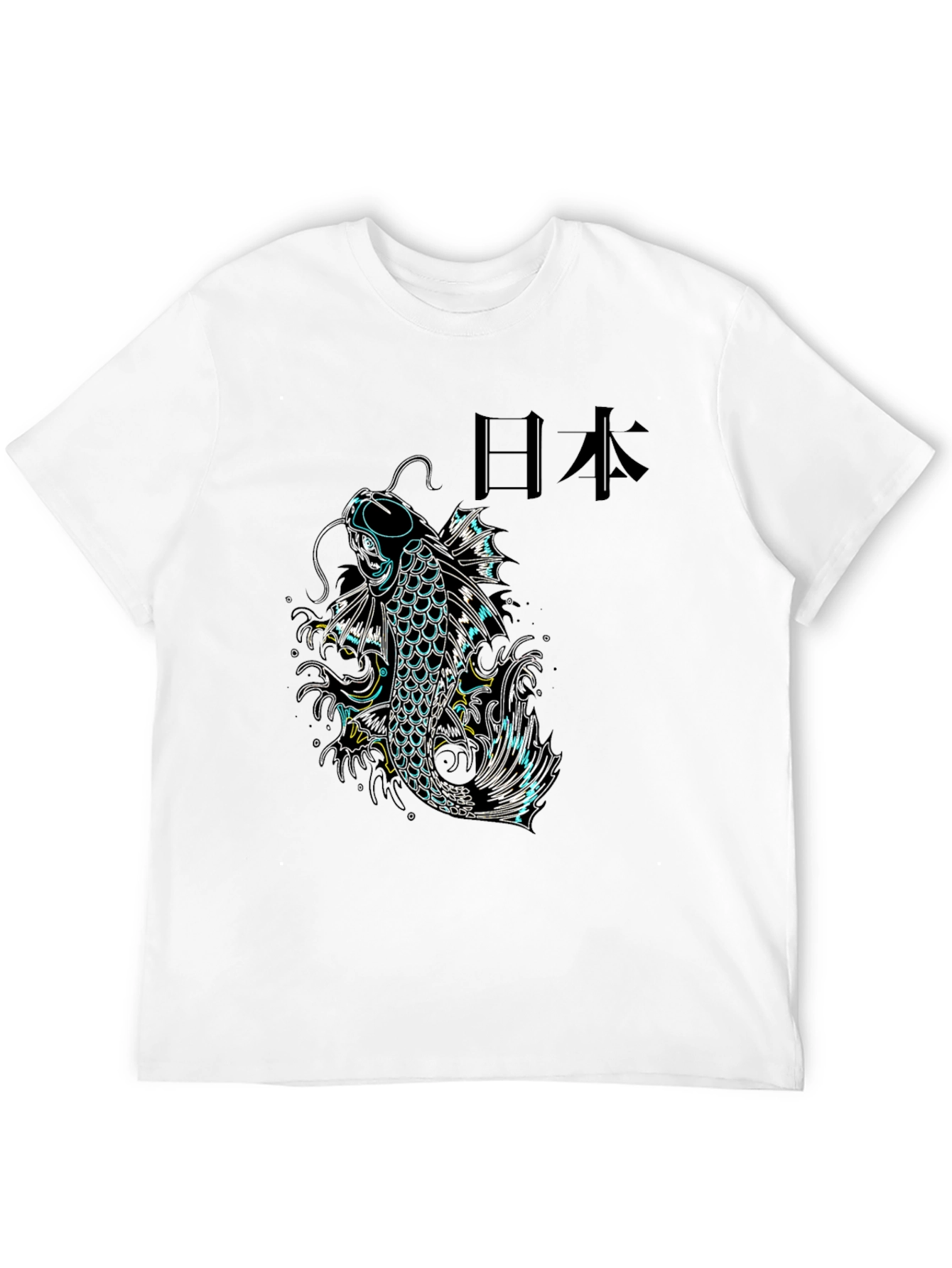 Koi Fish Graphic Tee - Japanese Style