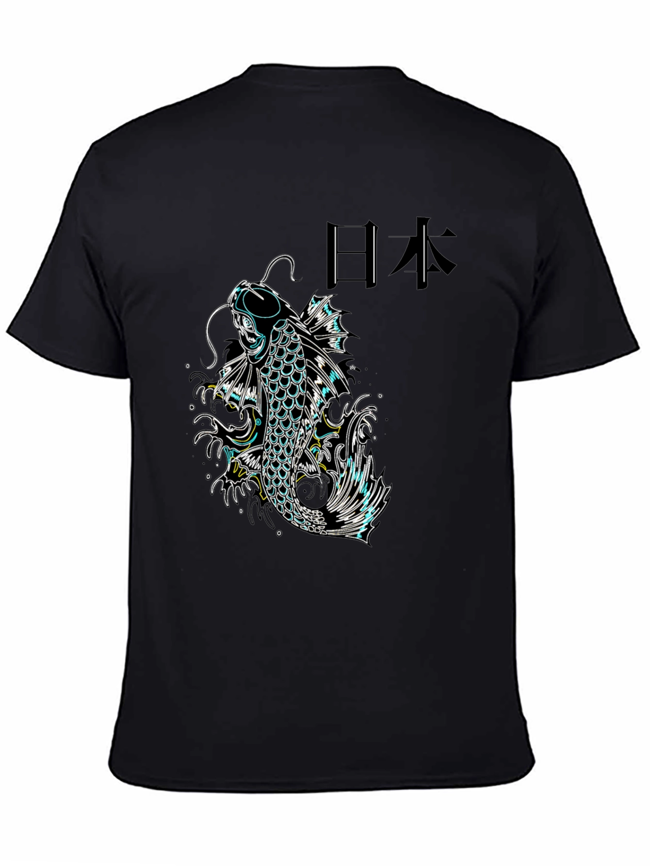 Koi Fish Graphic Tee - Japanese Style