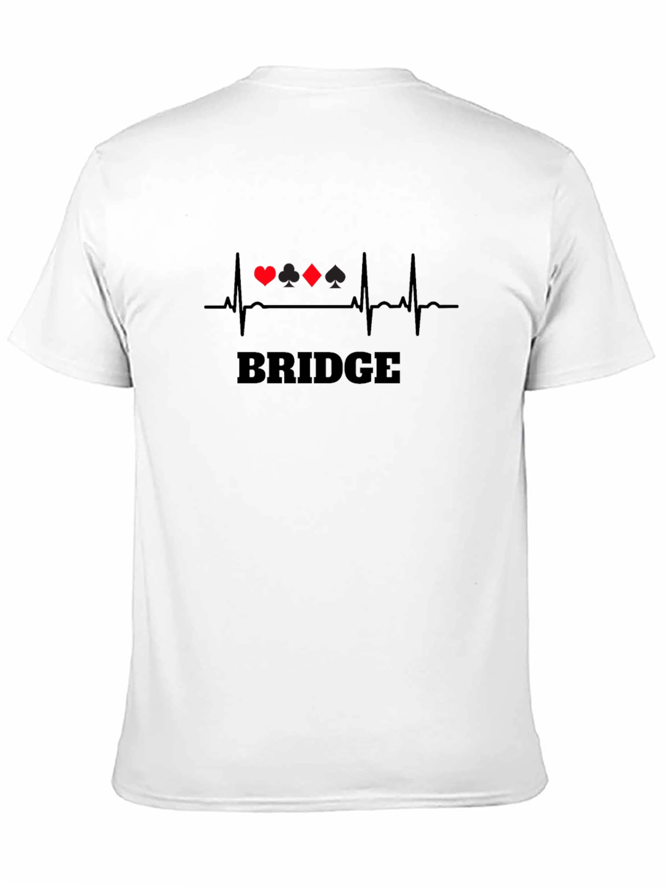 Bridge Heartbeat T-Shirt - Black Crew Neck Tee