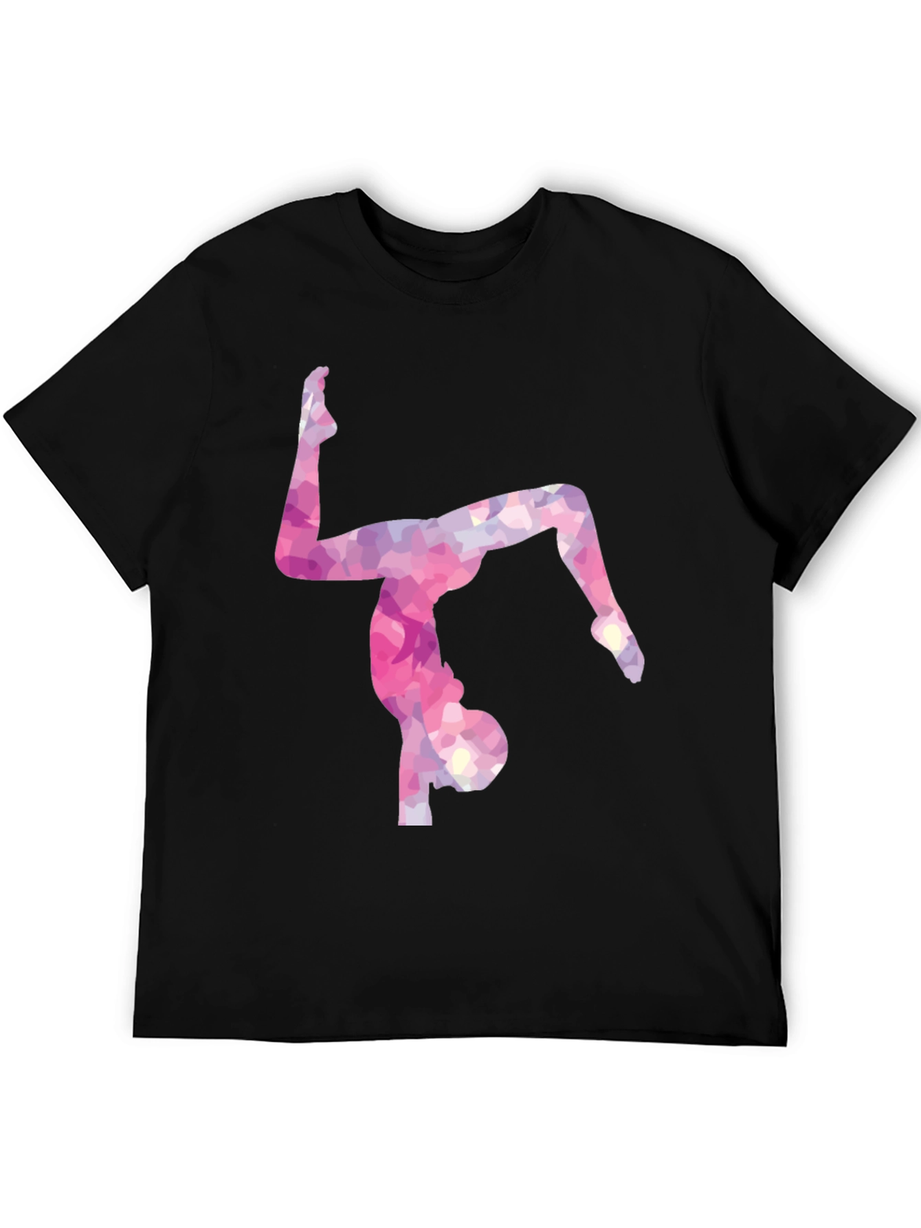 Gymnast Silhouette Graphic Tee - Stylish & Unique