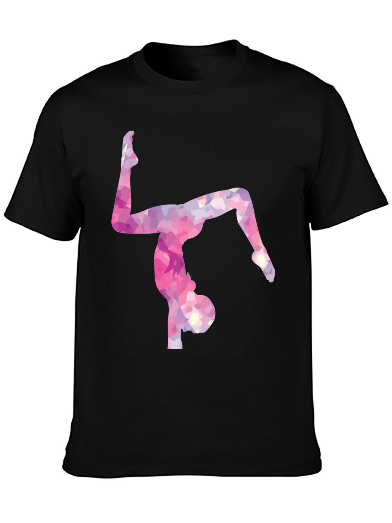 Gymnast Silhouette Graphic Tee - Stylish & Unique