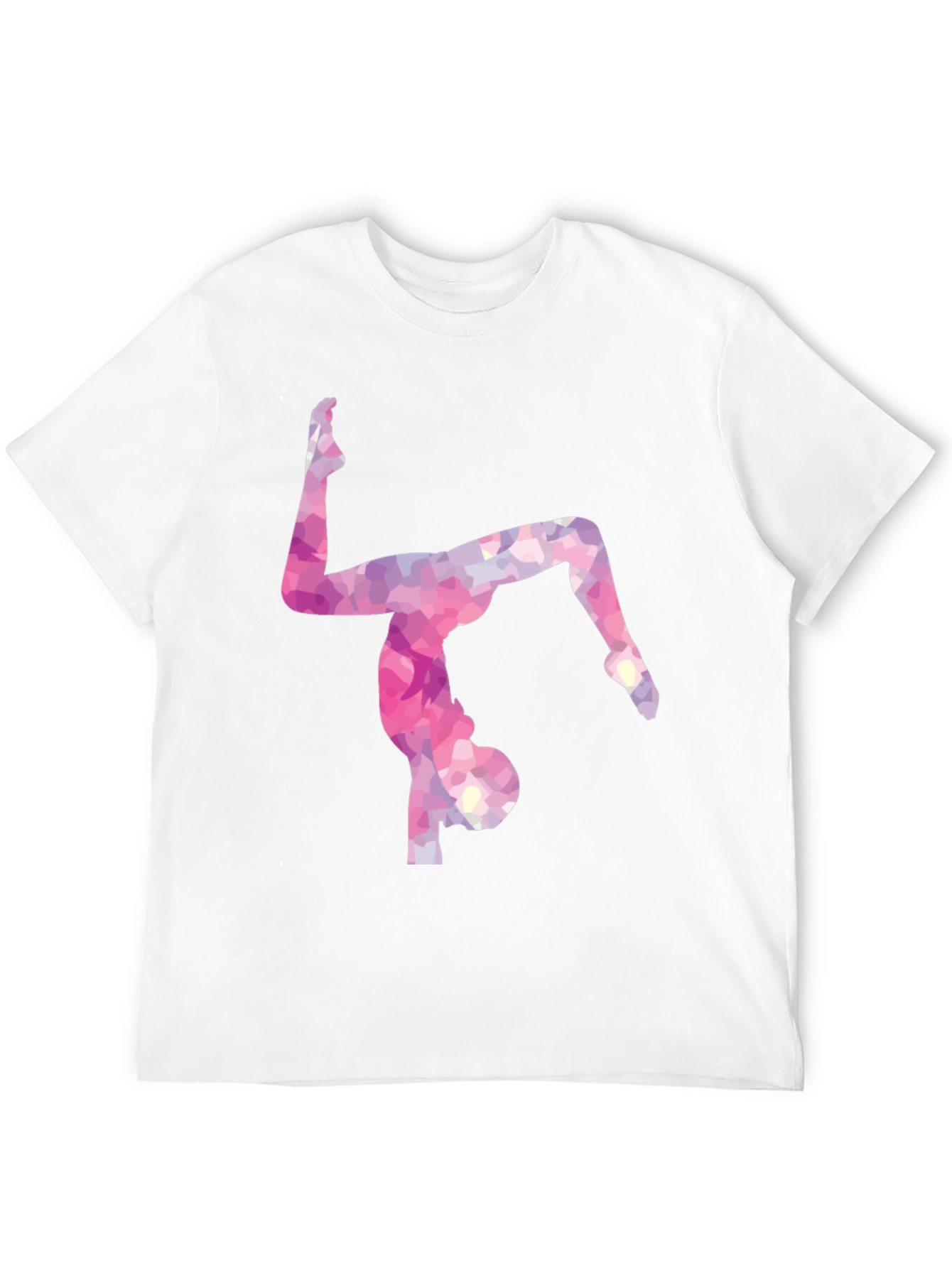 Gymnast Silhouette Graphic Tee - Stylish & Unique