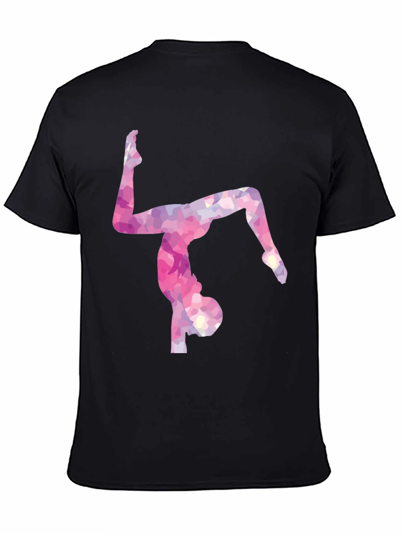 Gymnast Silhouette Graphic Tee - Stylish & Unique