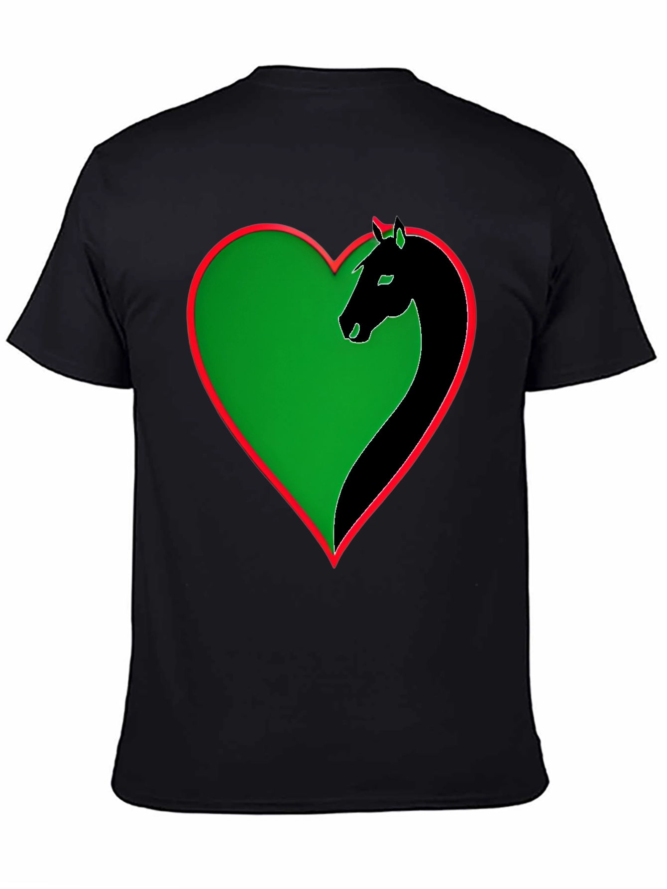 Horse Heart T-Shirt - Unique Graphic Tee
