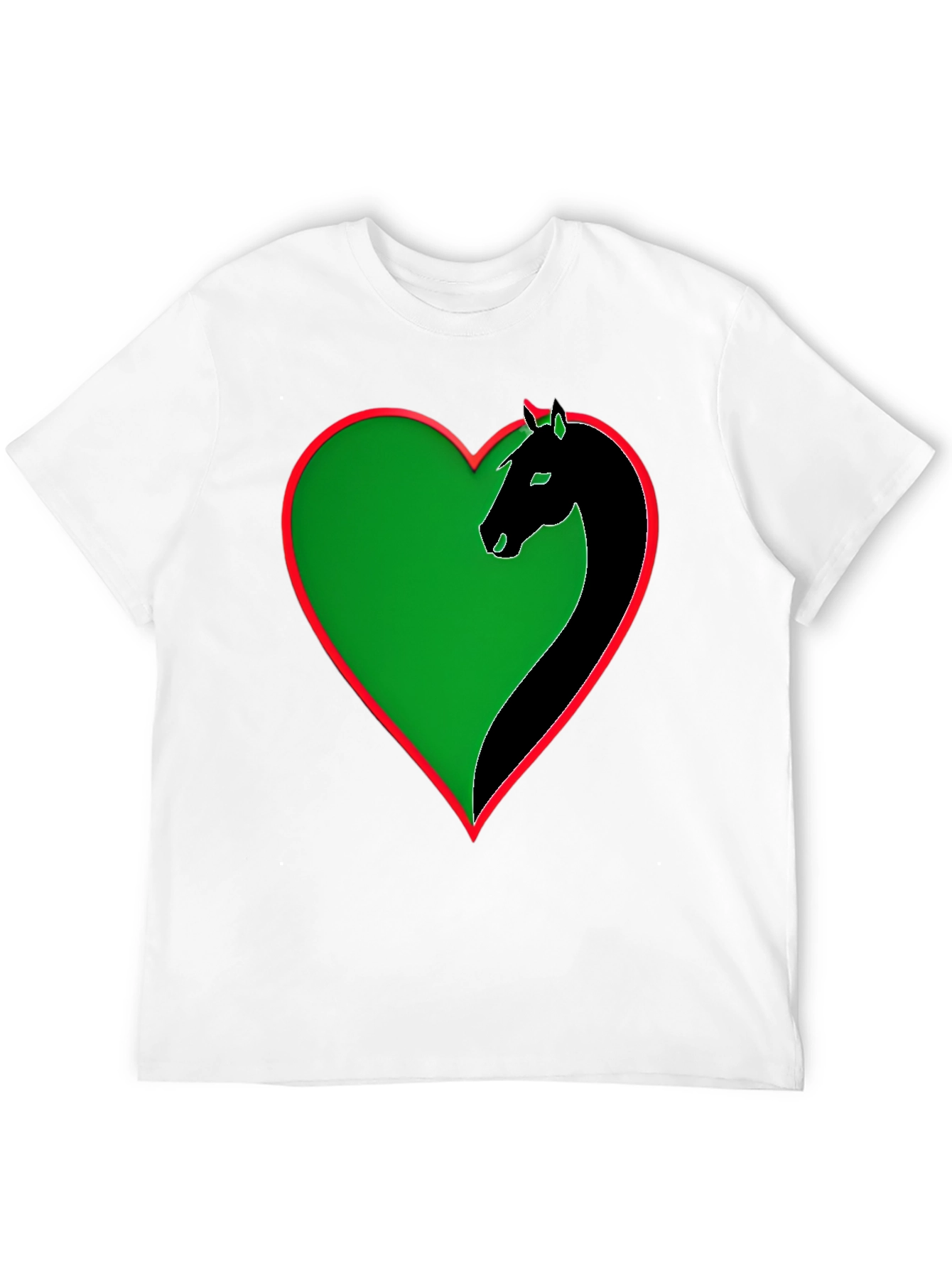 Horse Heart T-Shirt - Unique Graphic Tee