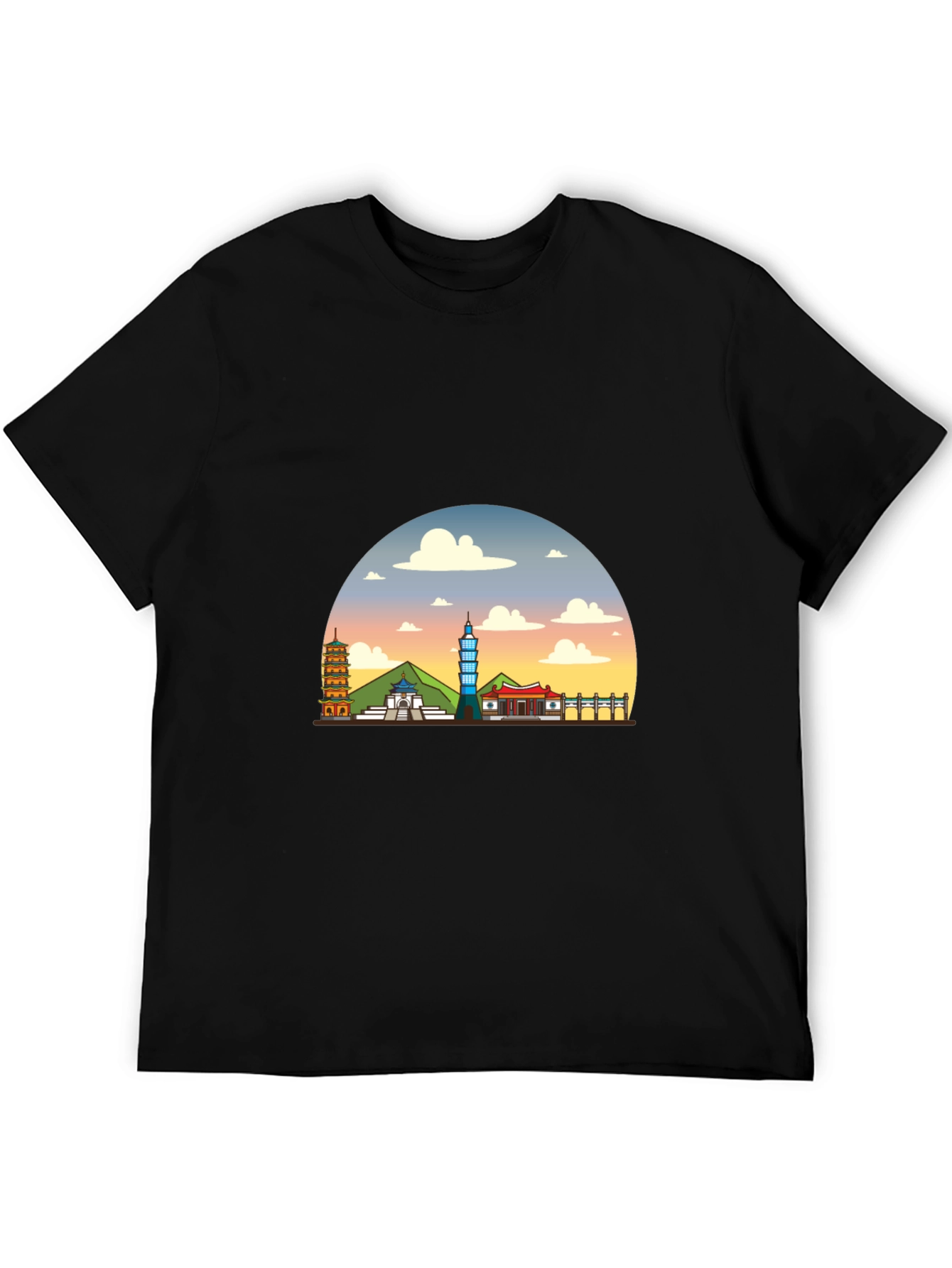 Taiwan Skyline Graphic Tee