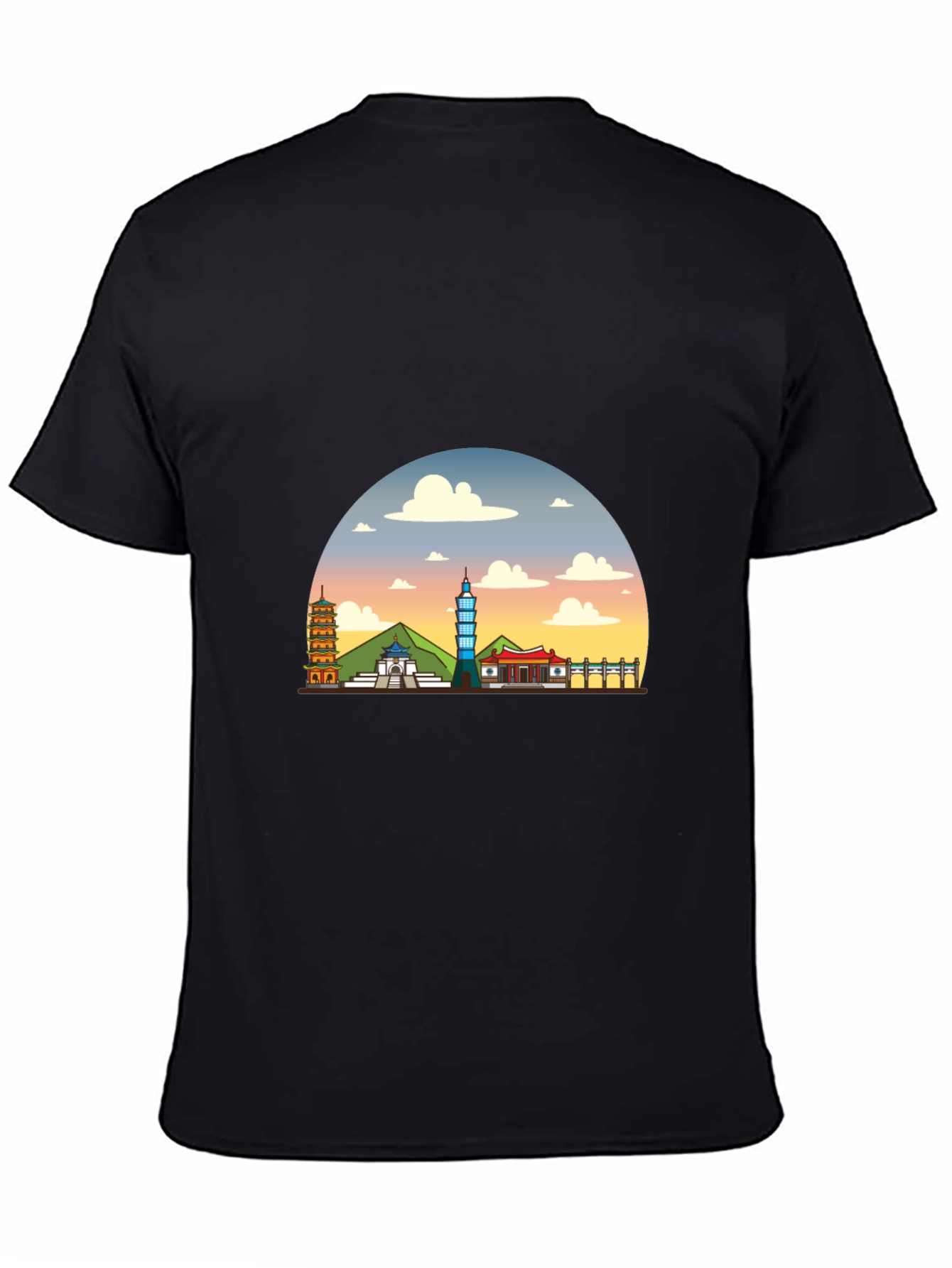 Taiwan Skyline Graphic Tee