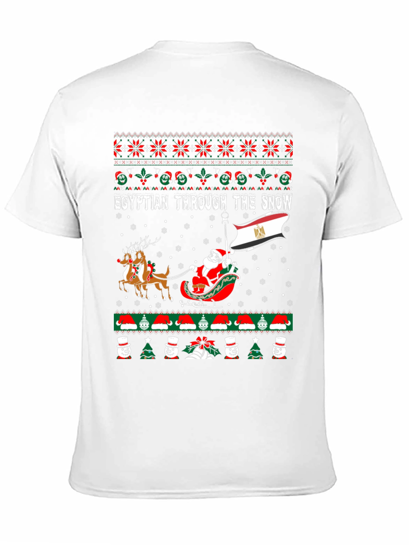 Egyptian Through the Snow Christmas T-Shirt