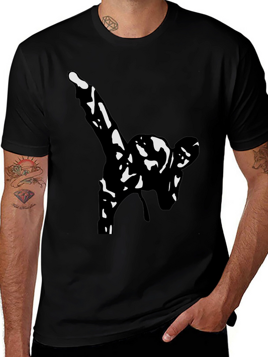 Martial Arts Graphic Black T-Shirt