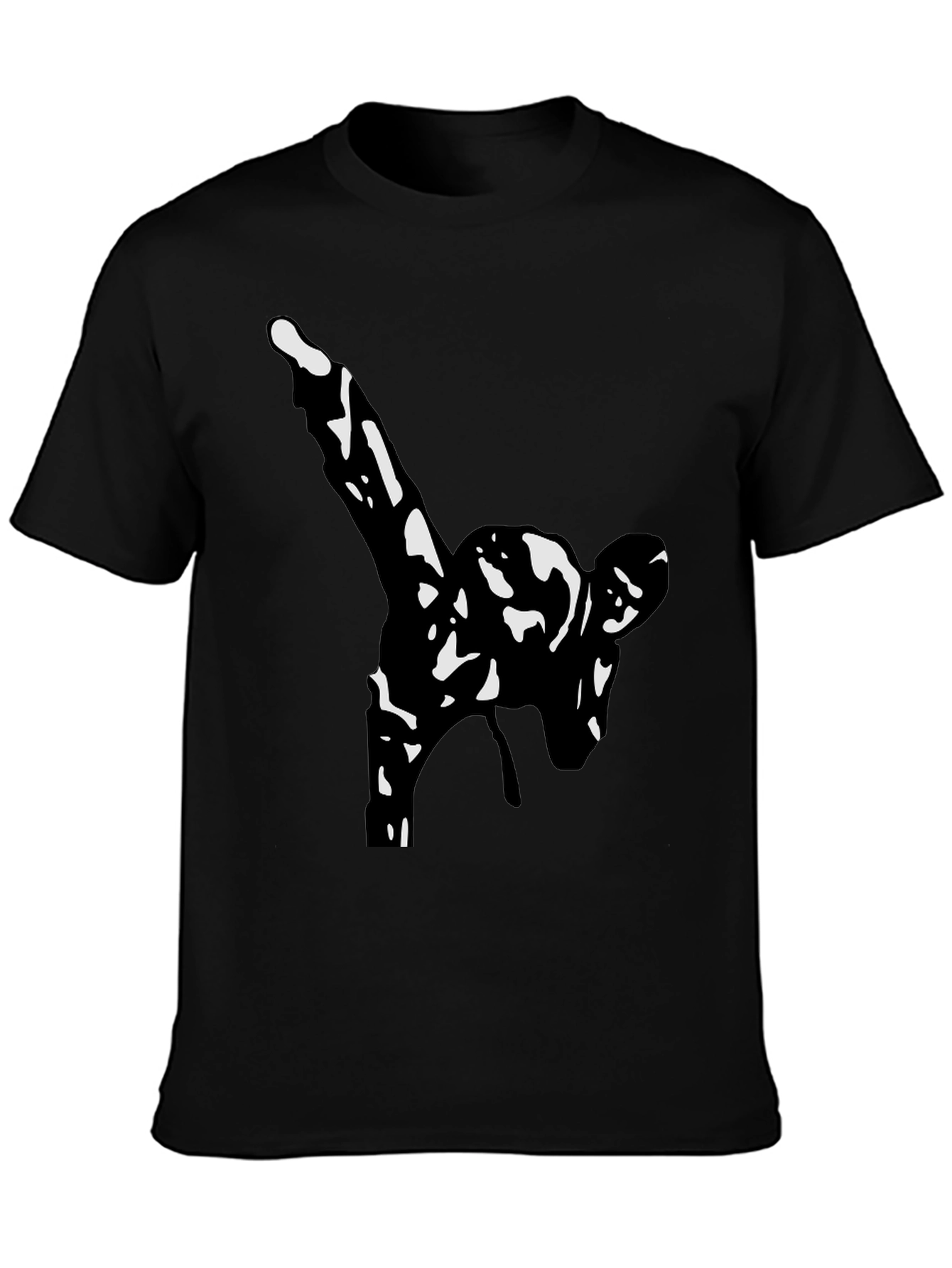 Martial Arts Graphic Black T-Shirt