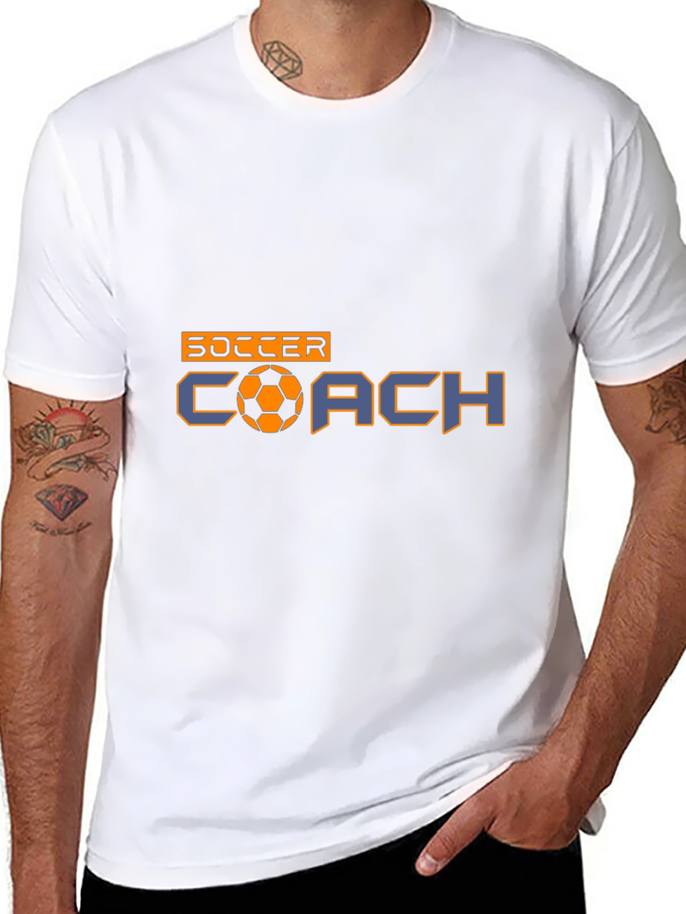 Soccer Coach Black T-Shirt
