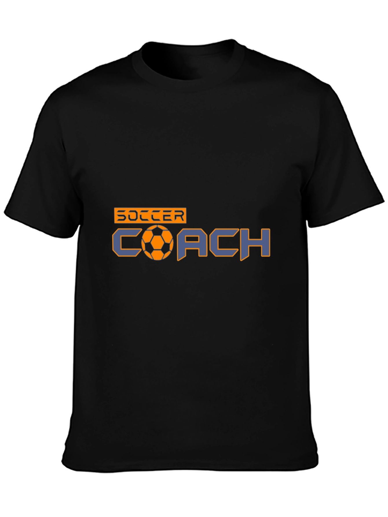 Soccer Coach Black T-Shirt