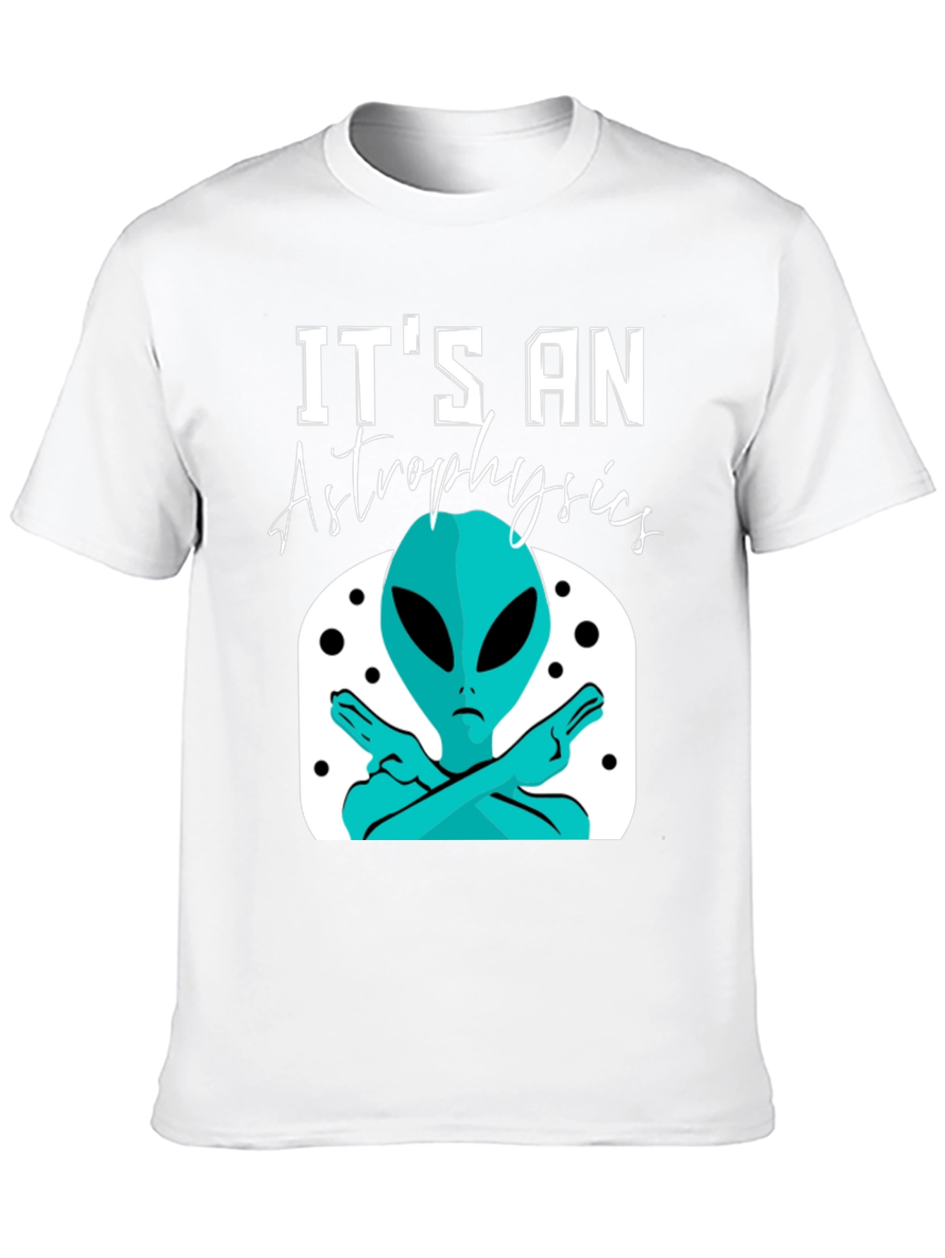 Astrophysics Alien Graphic Tee - Unisex Black T-Shirt