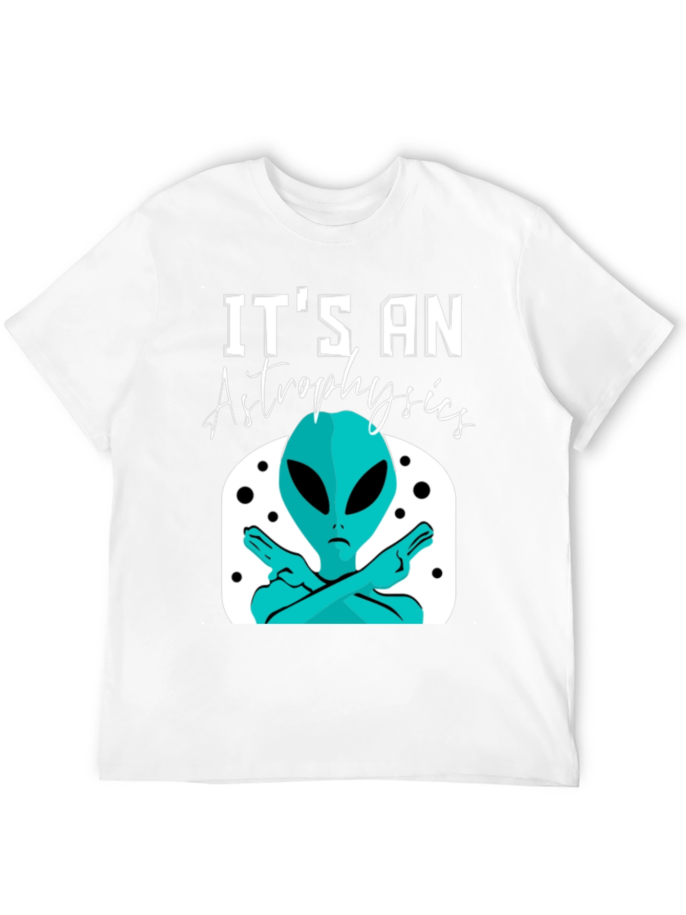 Astrophysics Alien Graphic Tee - Unisex Black T-Shirt