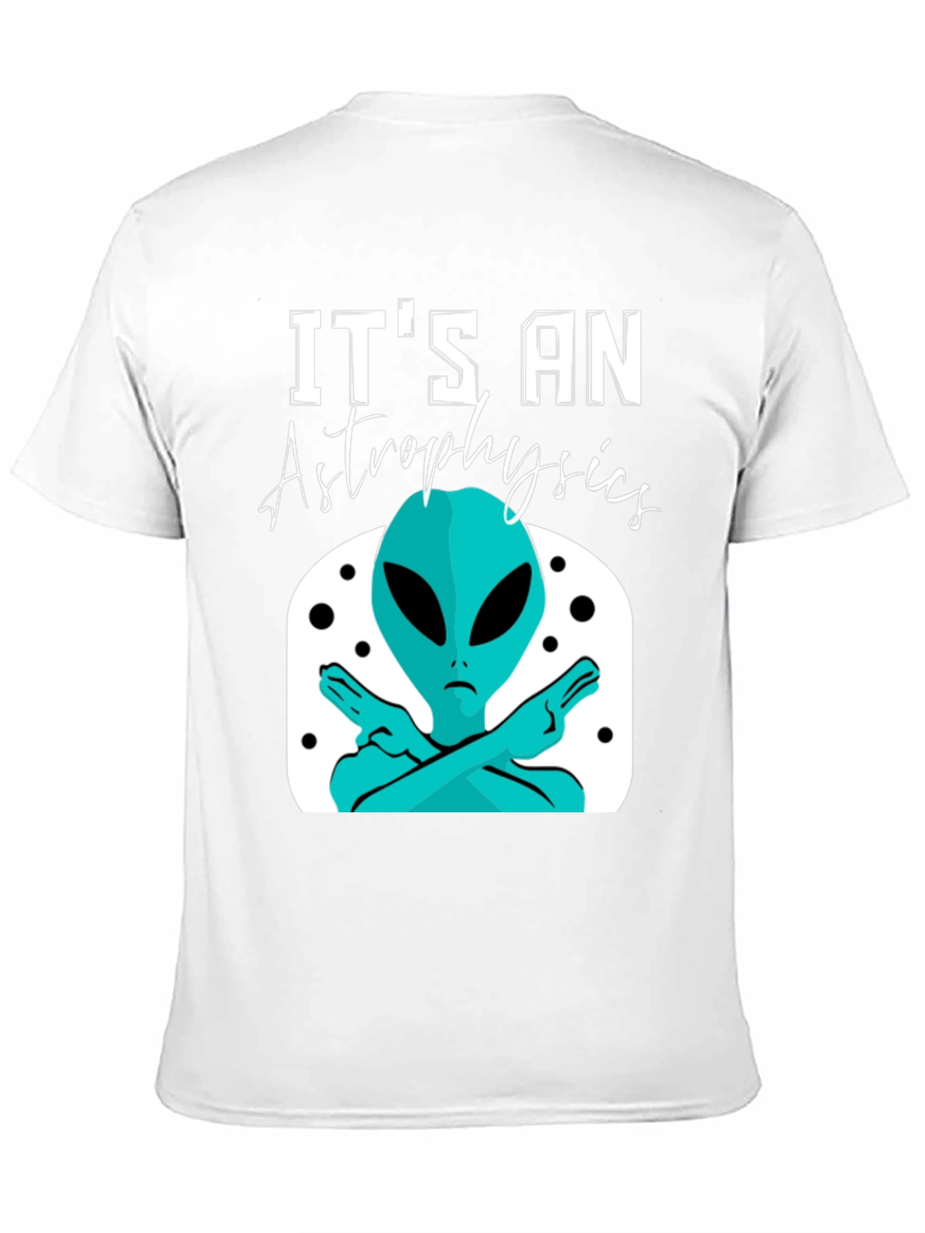 Astrophysics Alien Graphic Tee - Unisex Black T-Shirt