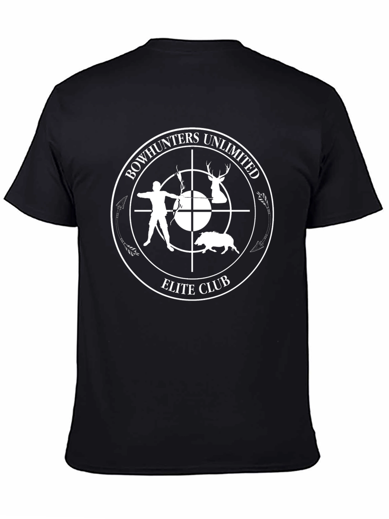 Bowhunters Unlimited Elite Club Black T-Shirt