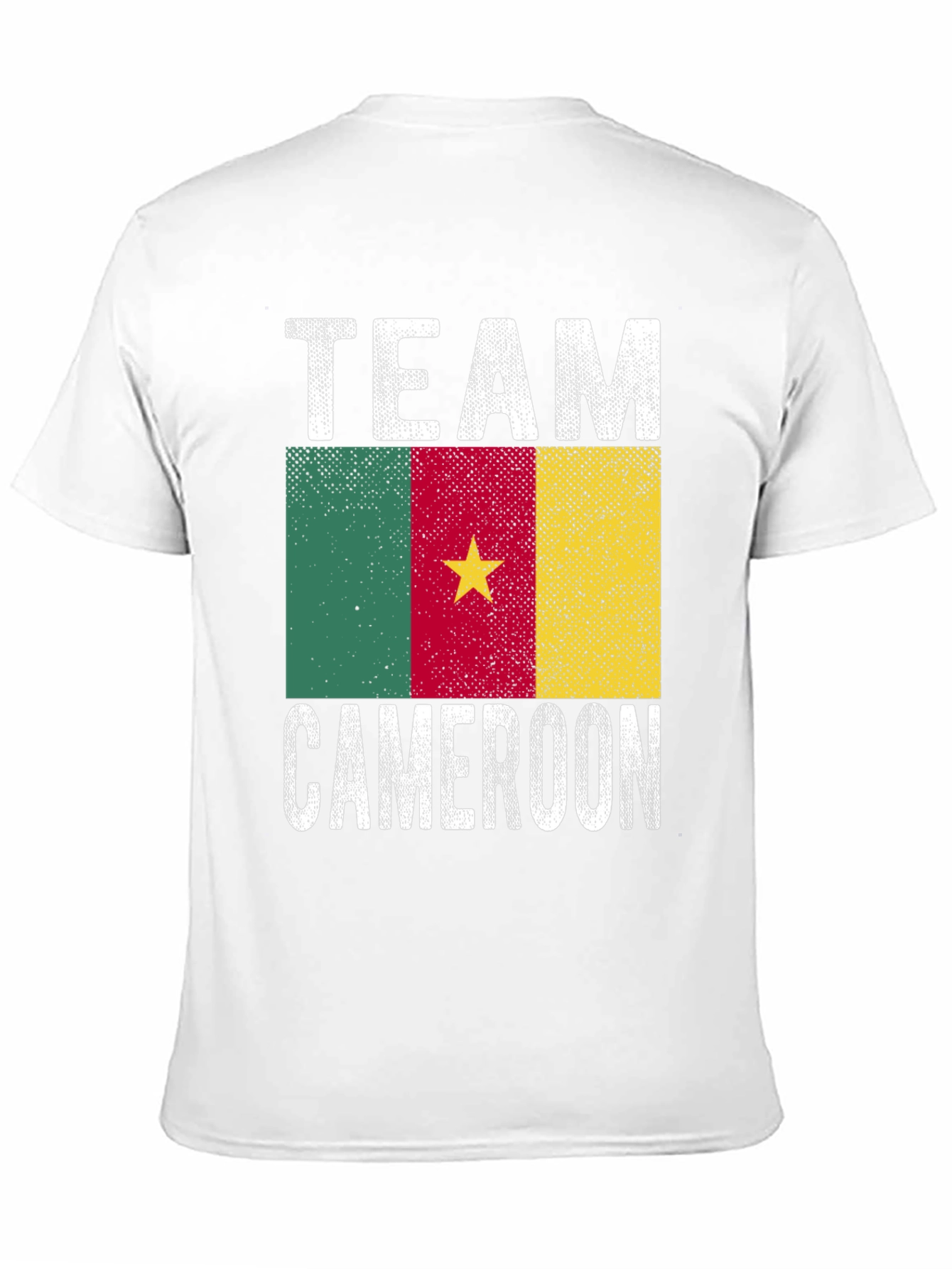 Cameroon Team Graphic T-Shirt - Black Cotton Tee