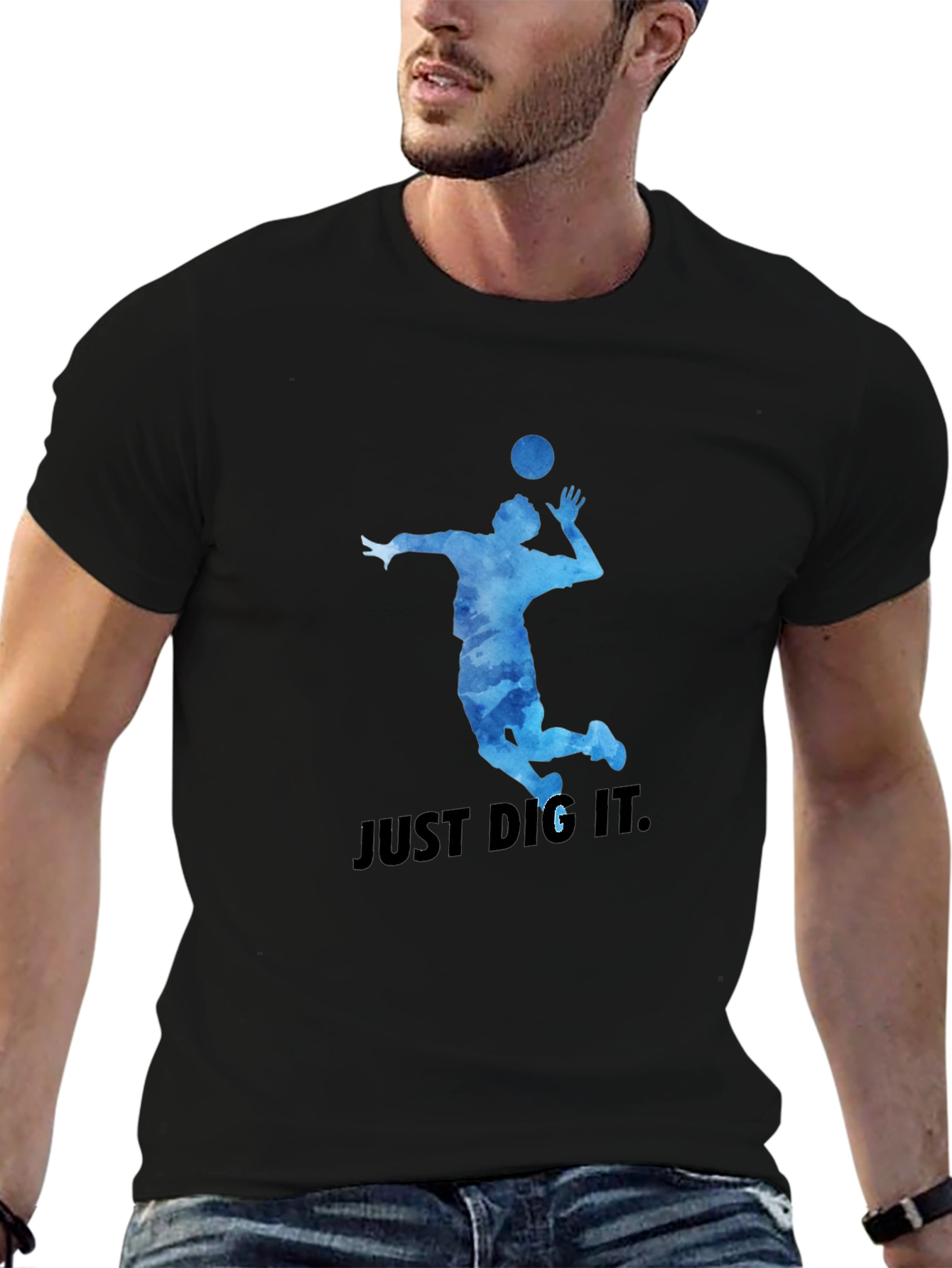 Volleyball T-Shirt: Just Dig It Graphic Tee
