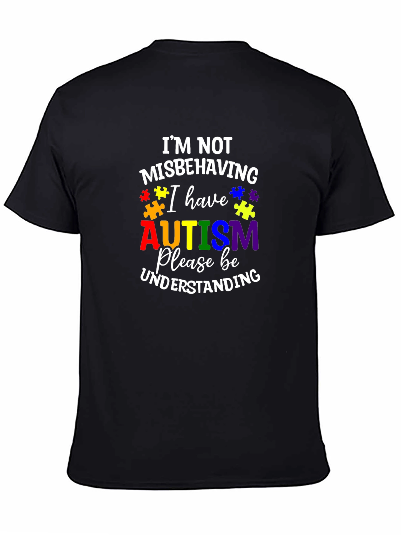 Autism Awareness T-Shirt: Im Not Misbehaving