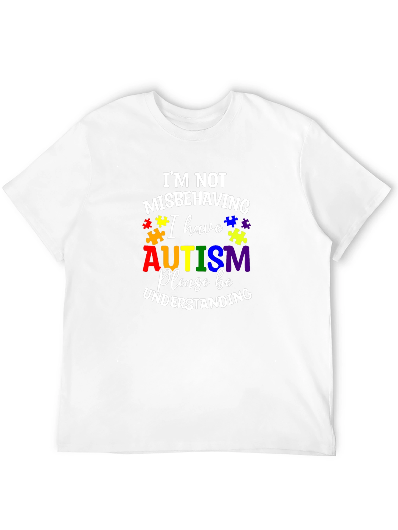 Autism Awareness T-Shirt: Im Not Misbehaving