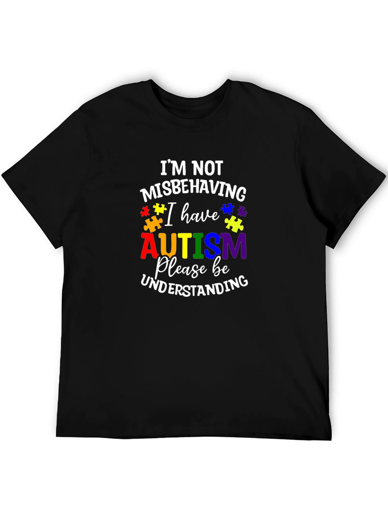 Autism Awareness T-Shirt: Im Not Misbehaving