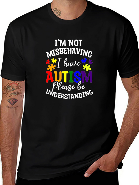Autism Awareness T-Shirt: Im Not Misbehaving
