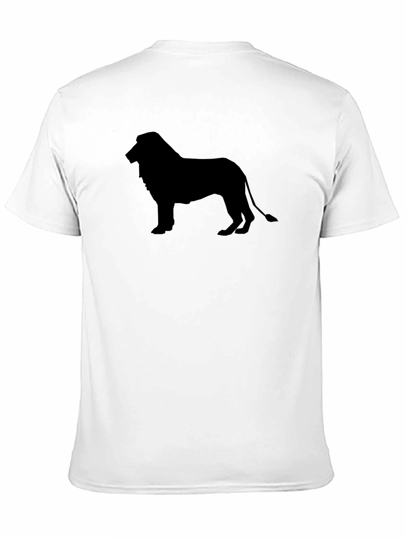 Black Lion Silhouette Graphic T-Shirt