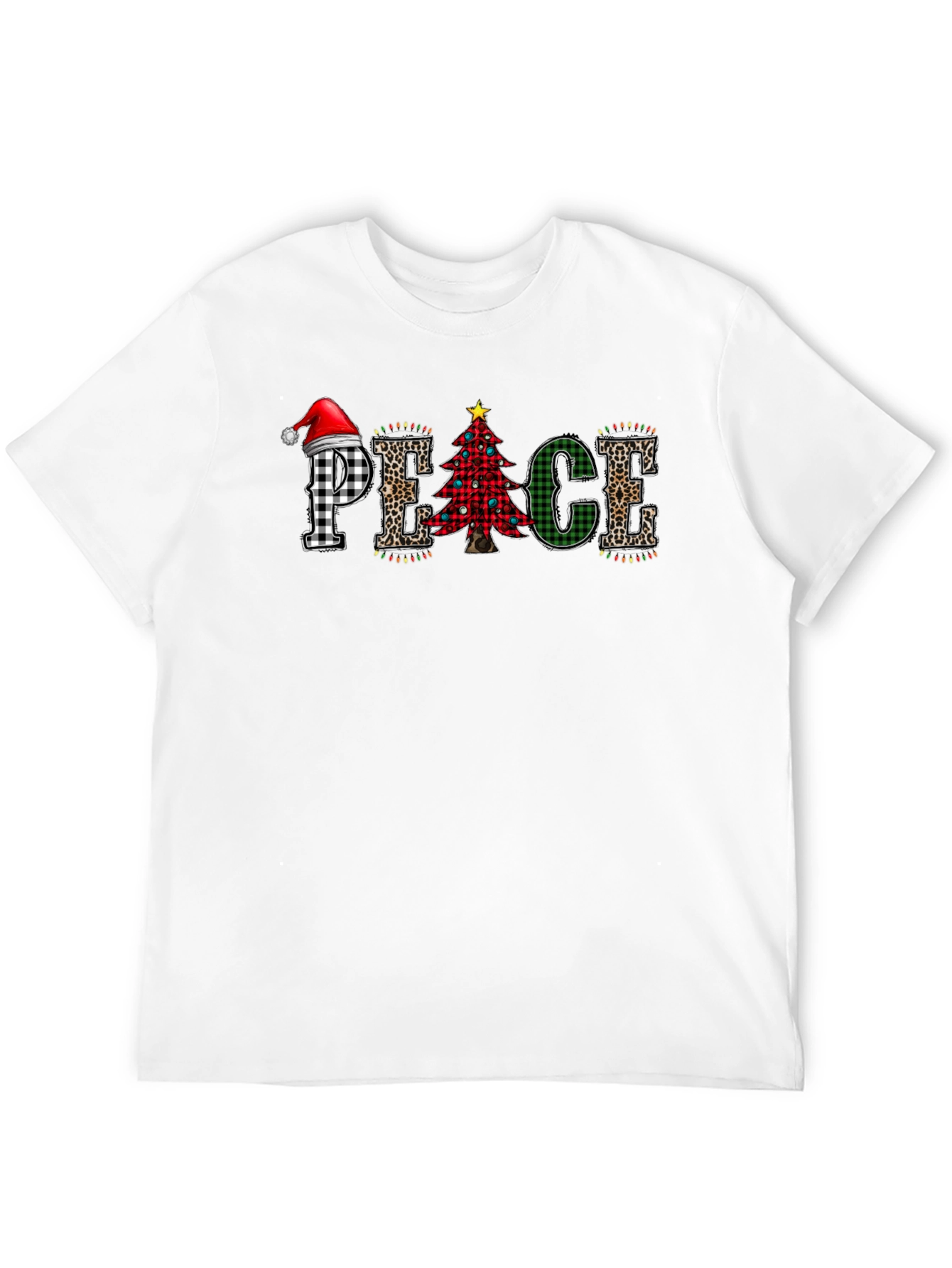 Festive Christmas PEACE T-Shirt