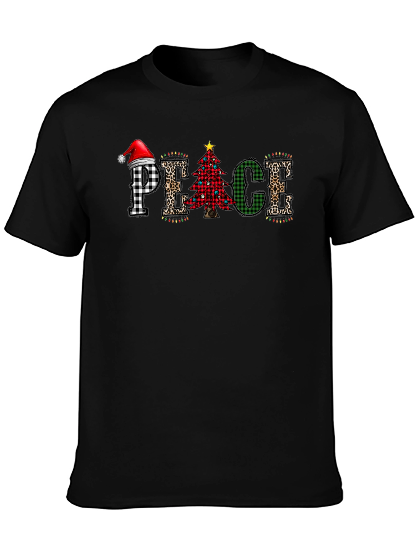 Festive Christmas PEACE T-Shirt