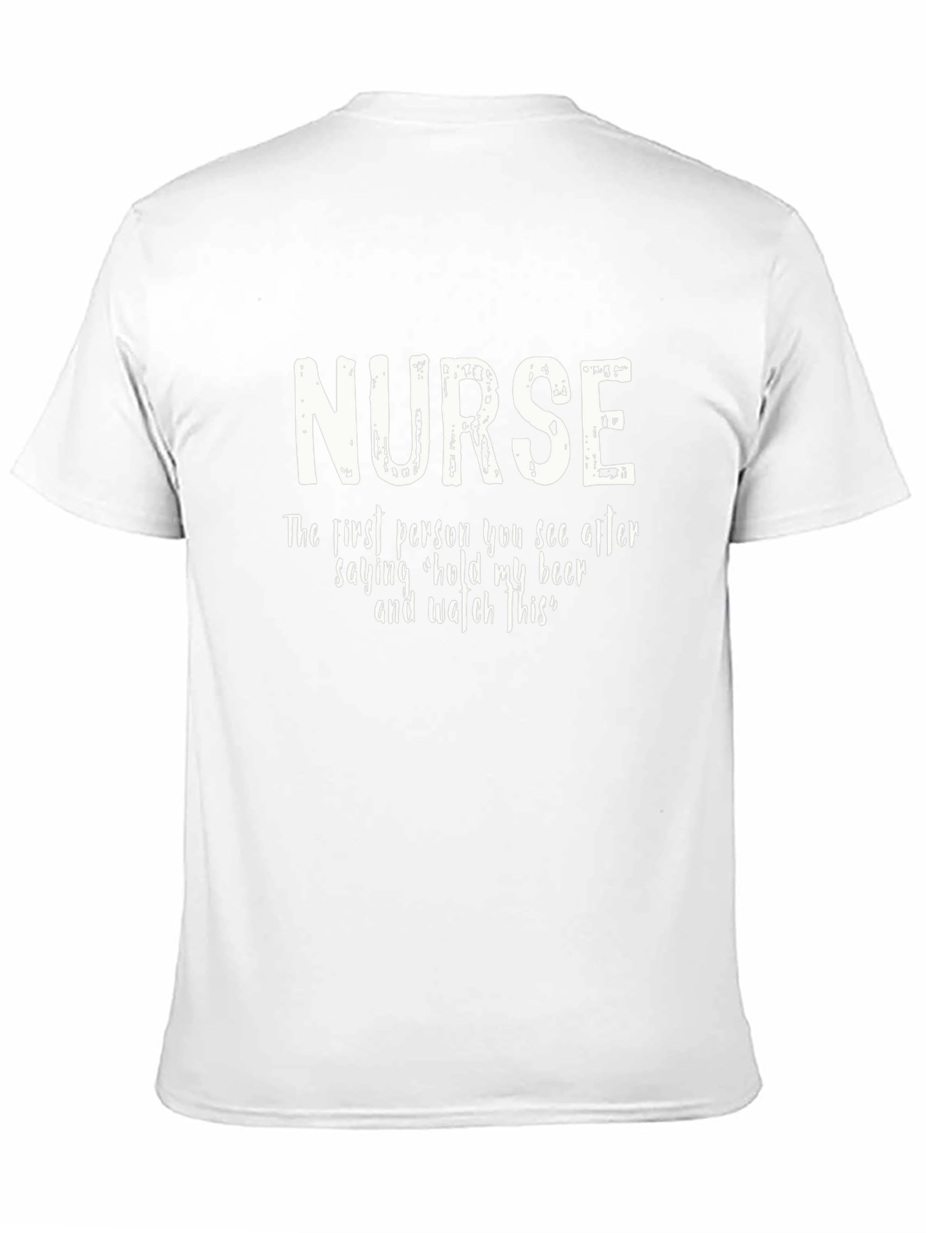 Nurse T-Shirt - Hold My Beer Funny Tee