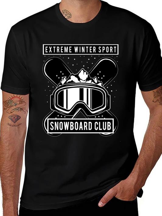 Extreme Winter Sport Snowboard Club T-Shirt