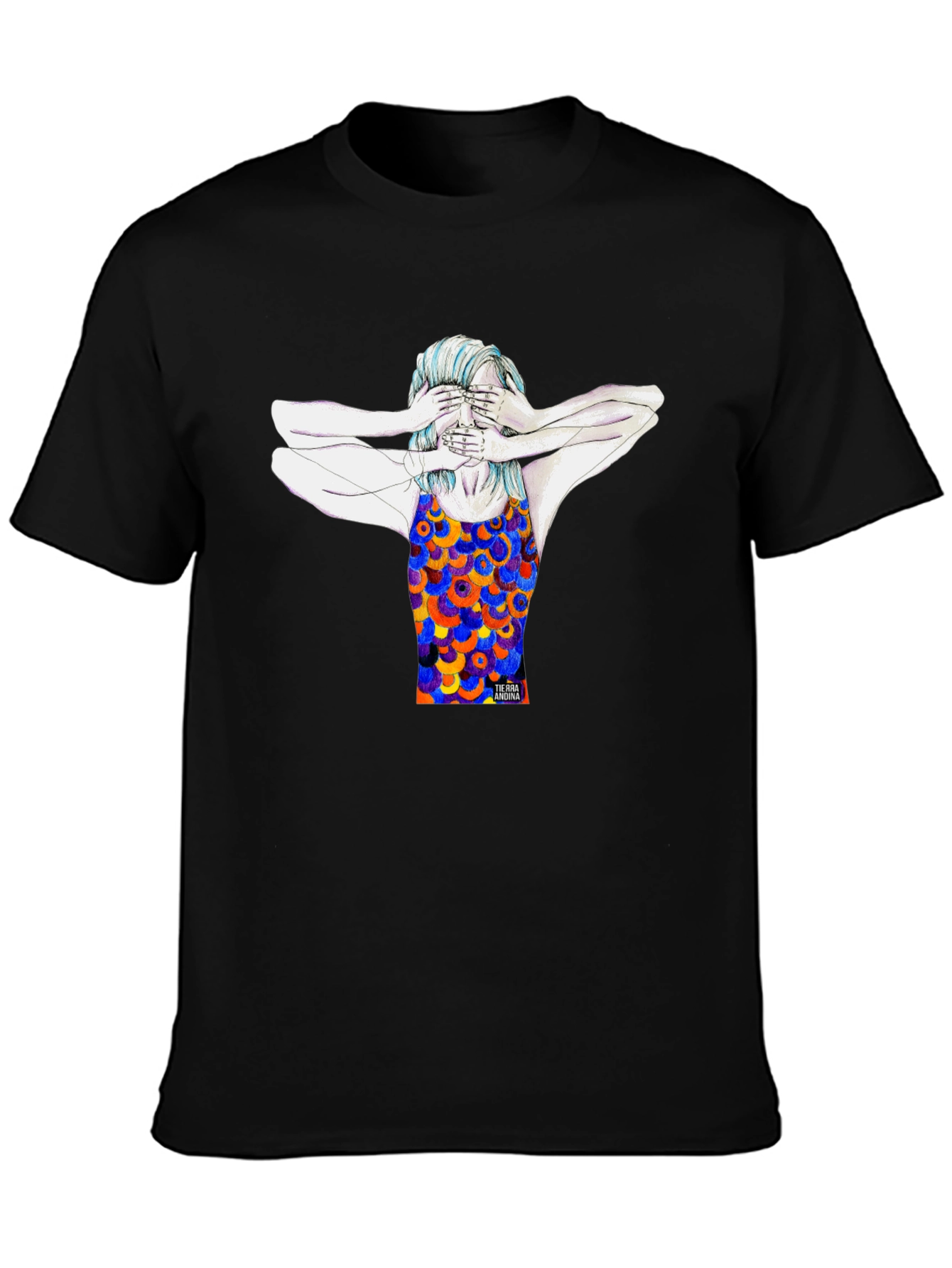 Artistic Graphic Tee - See No Evil