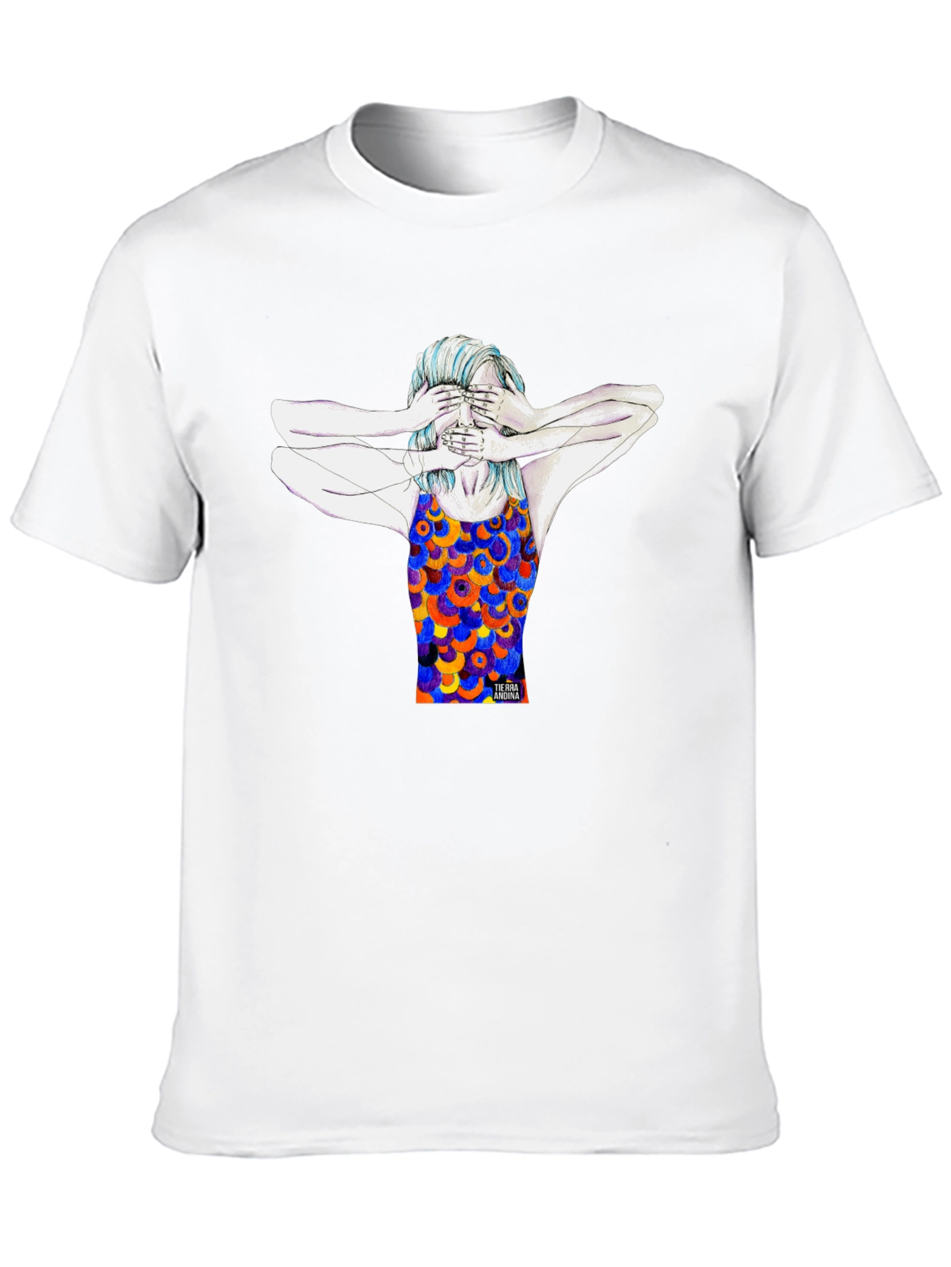 Artistic Graphic Tee - See No Evil