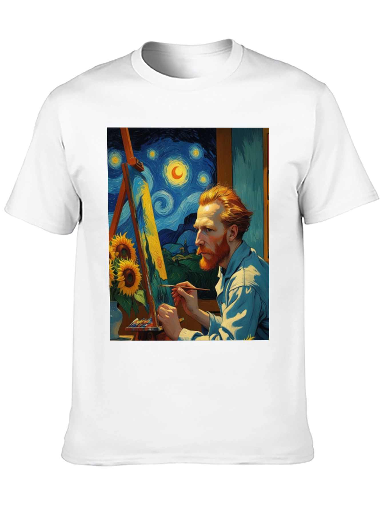 Van Gogh Painting T-Shirt - Artistic Style
