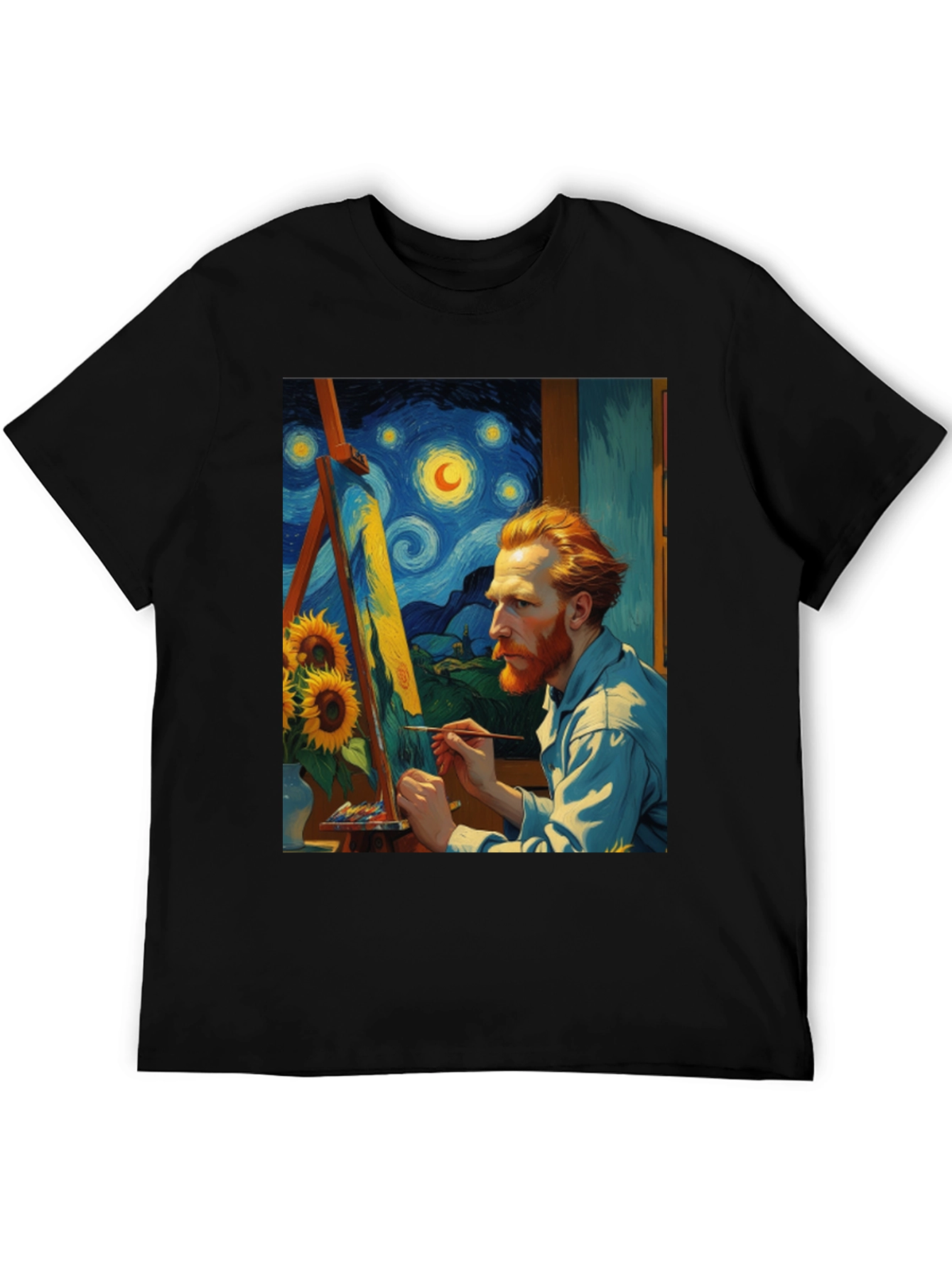 Van Gogh Painting T-Shirt - Artistic Style
