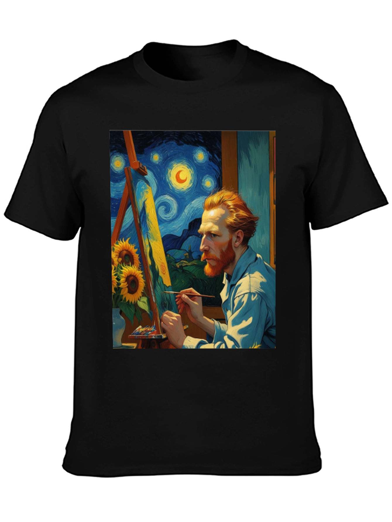 Van Gogh Painting T-Shirt - Artistic Style