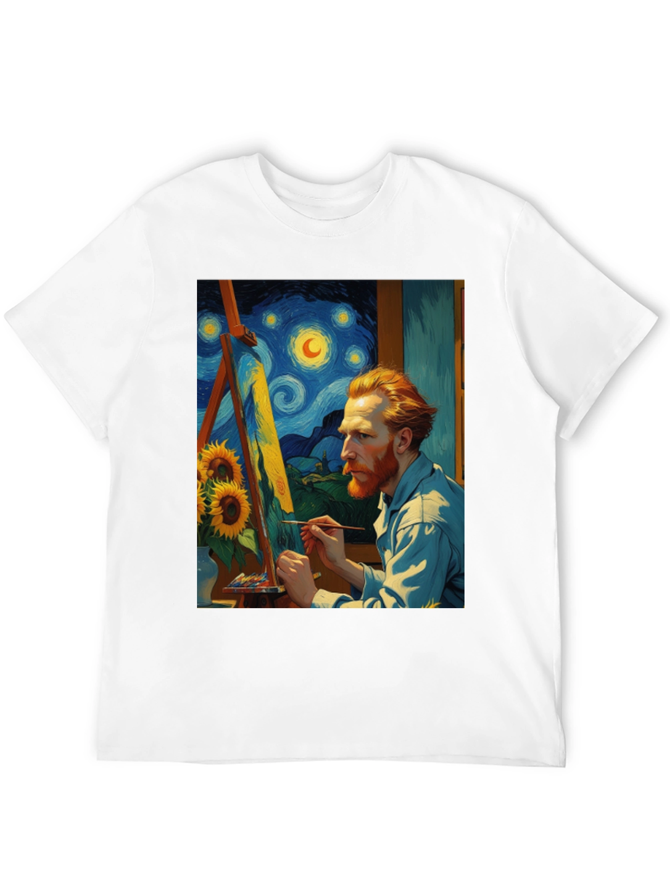Van Gogh Painting T-Shirt - Artistic Style