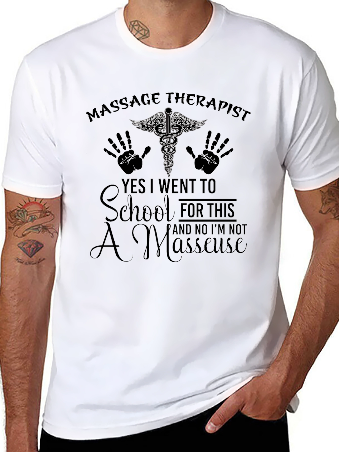 Massage Therapist T-Shirt - School for This!