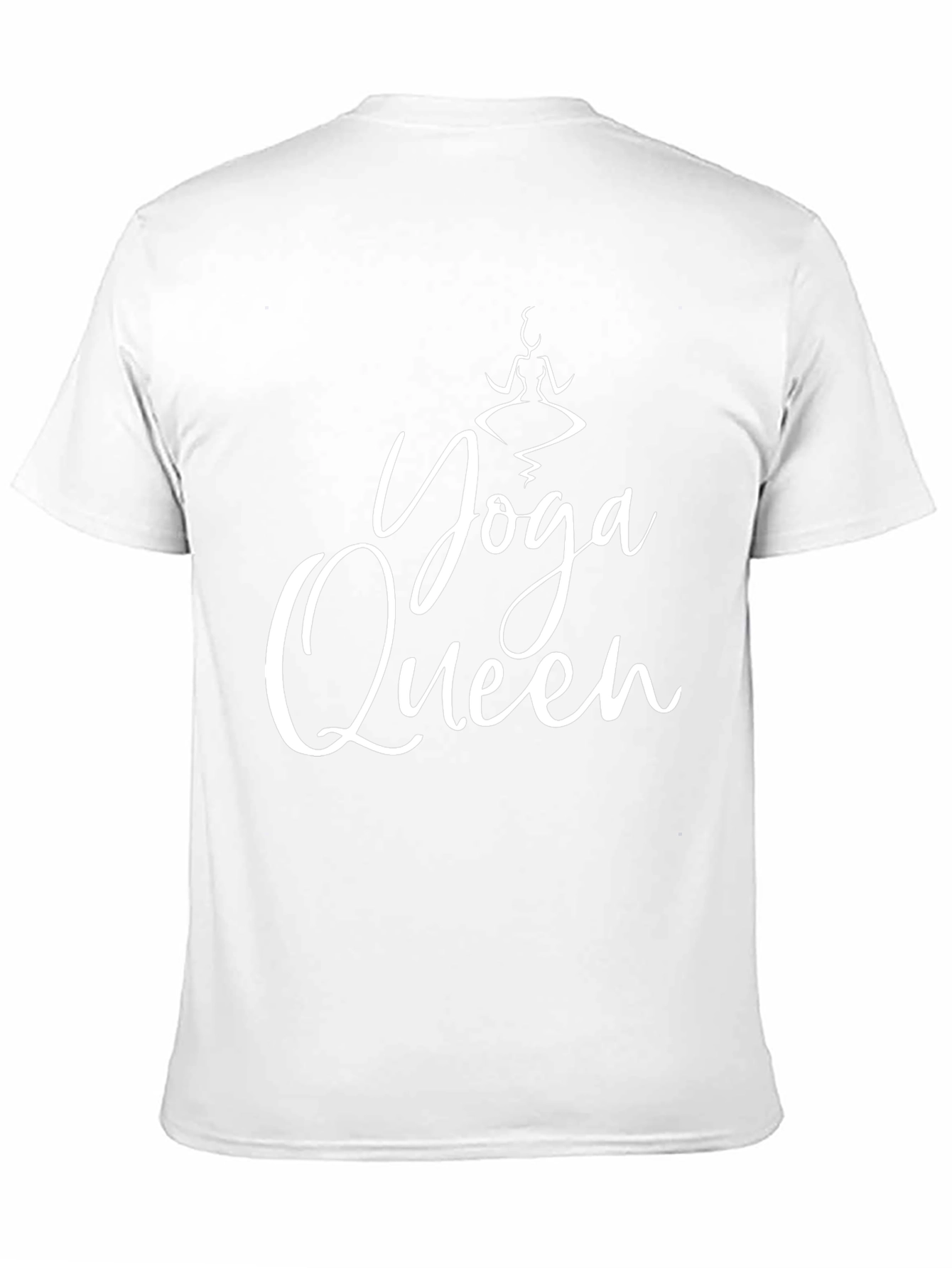 Yoga Queen Graphic Tee - Black Cotton T-Shirt
