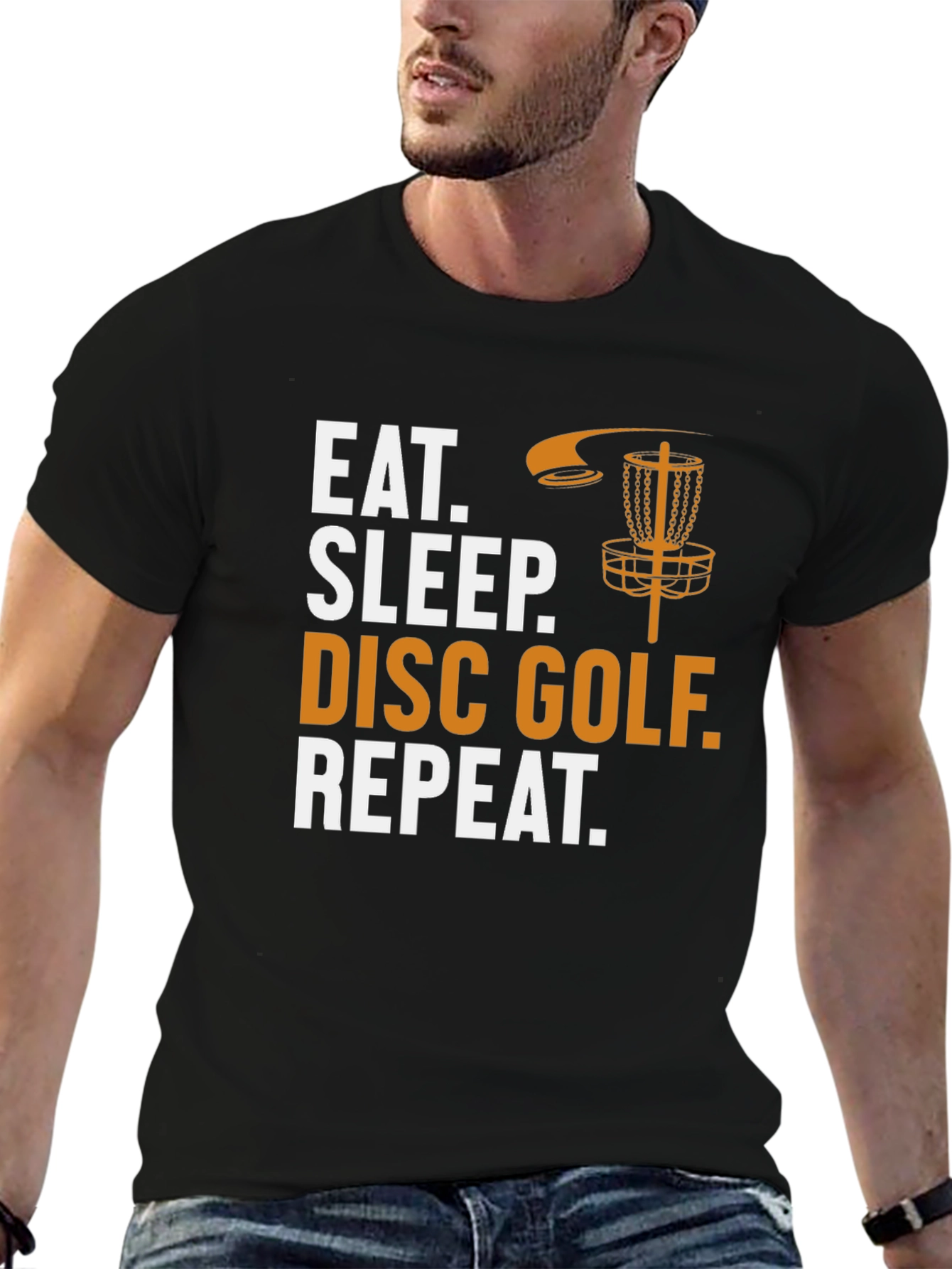Eat Sleep Disc Golf Repeat T-Shirt