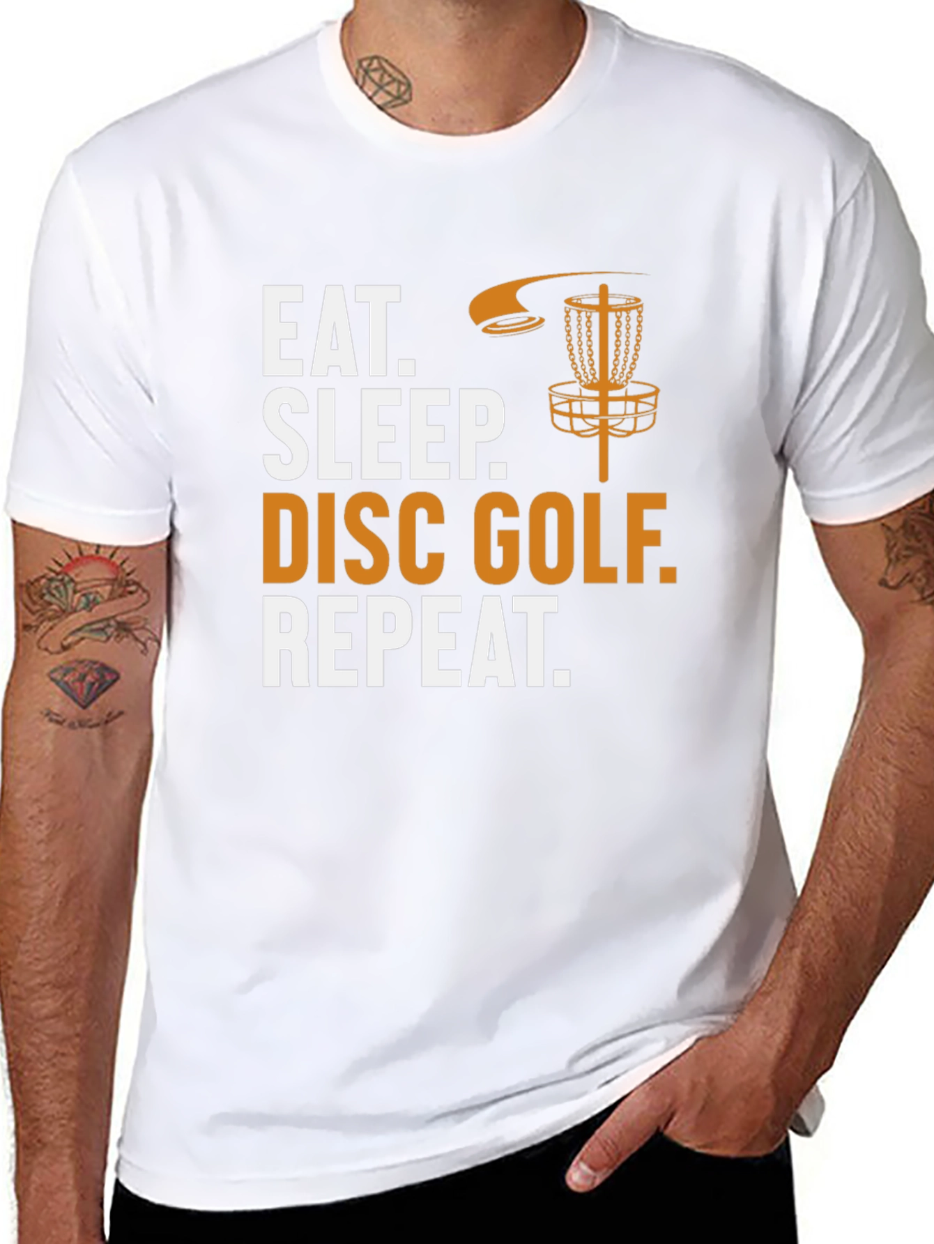 Eat Sleep Disc Golf Repeat T-Shirt