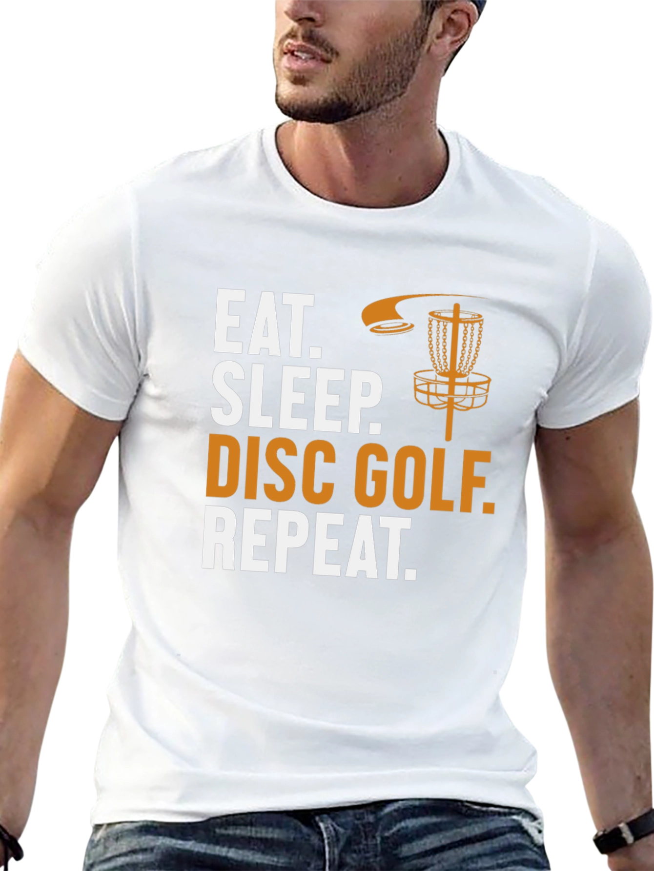 Eat Sleep Disc Golf Repeat T-Shirt