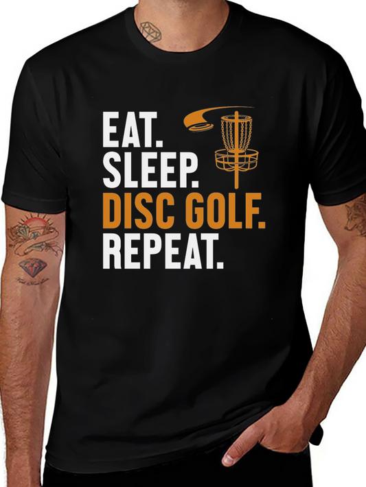 Eat Sleep Disc Golf Repeat T-Shirt
