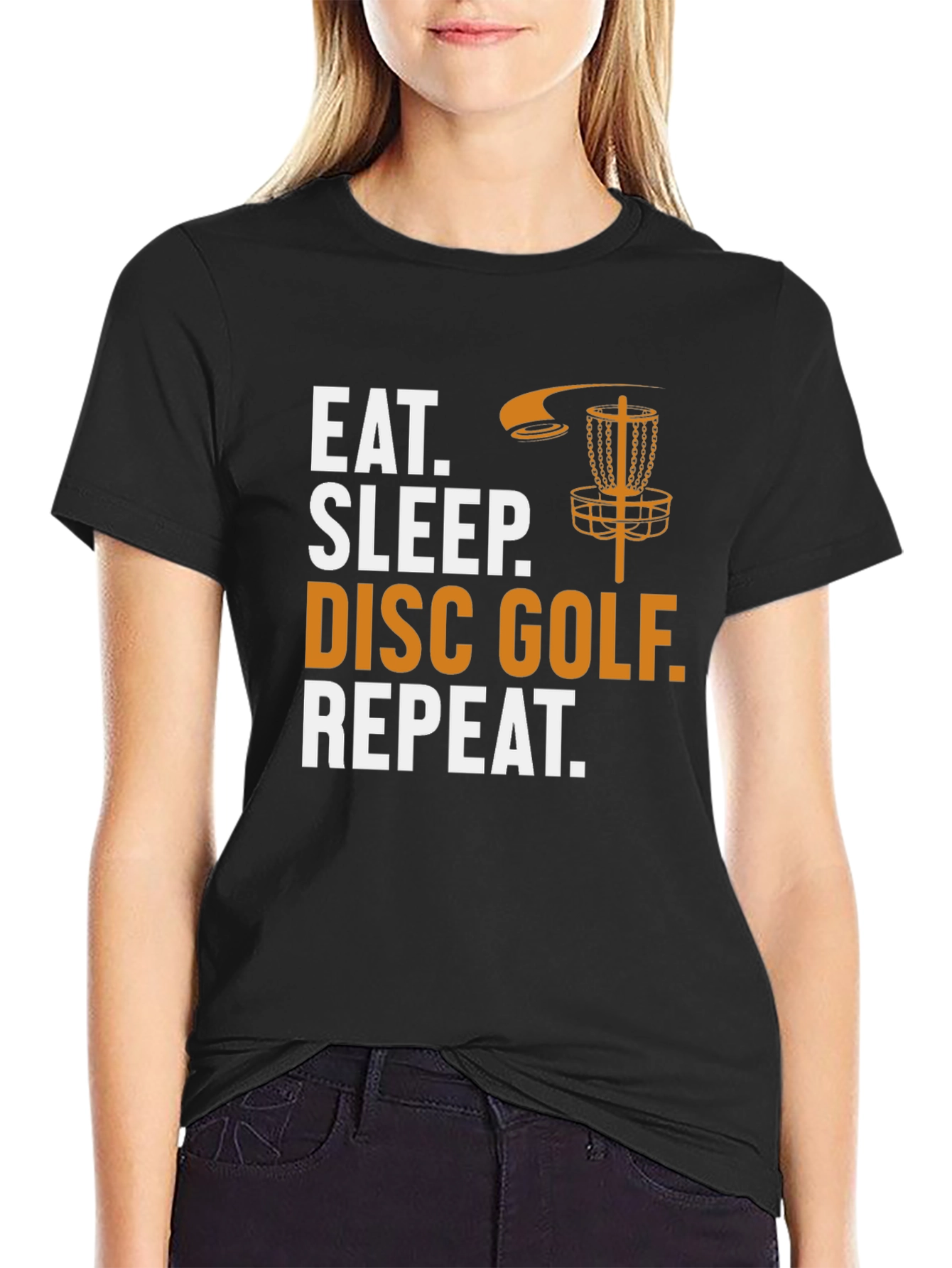 Eat Sleep Disc Golf Repeat T-Shirt