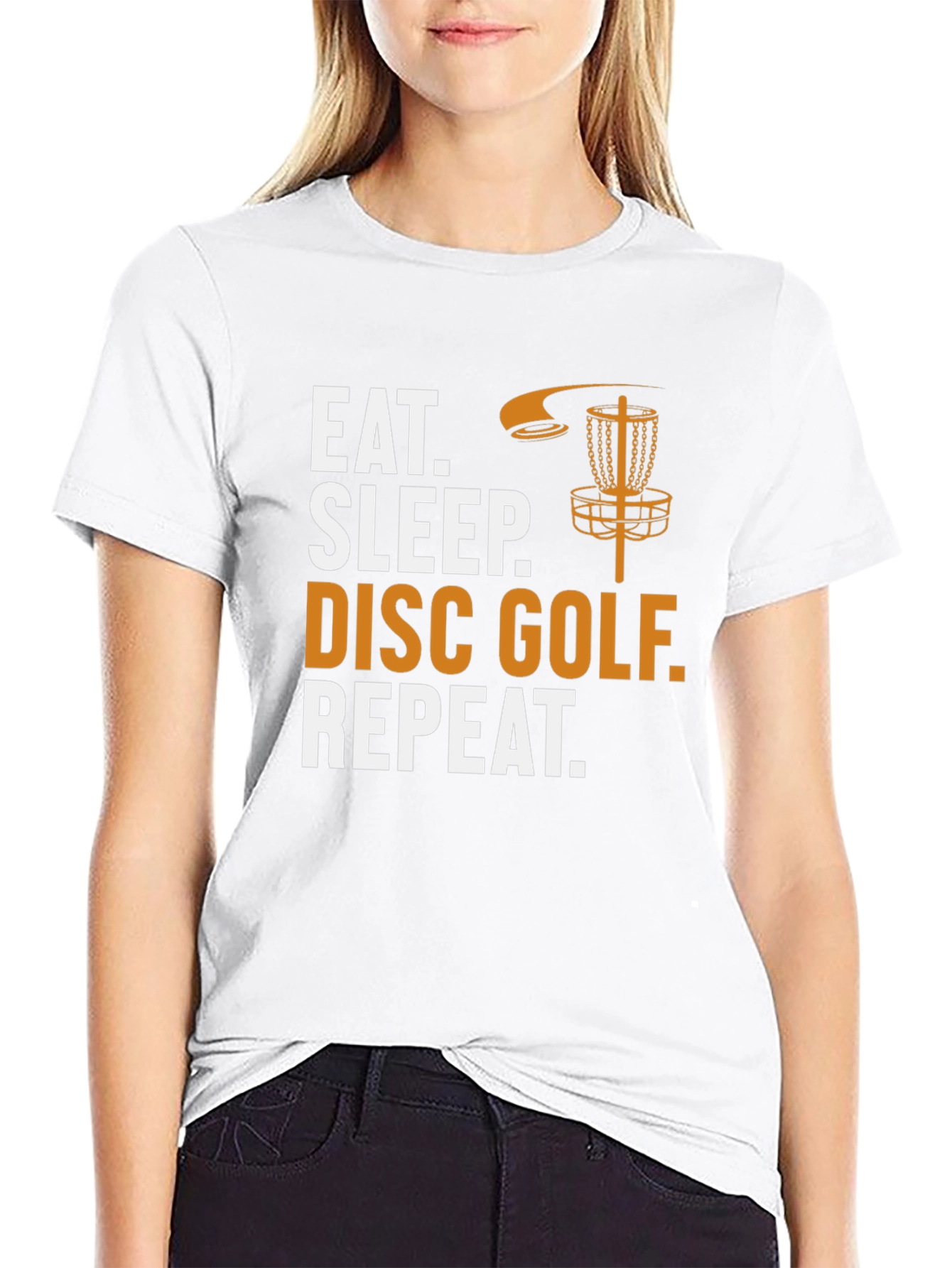 Eat Sleep Disc Golf Repeat T-Shirt