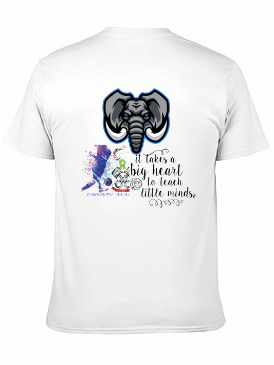 Elephant Soccer Teacher Graphic Tee