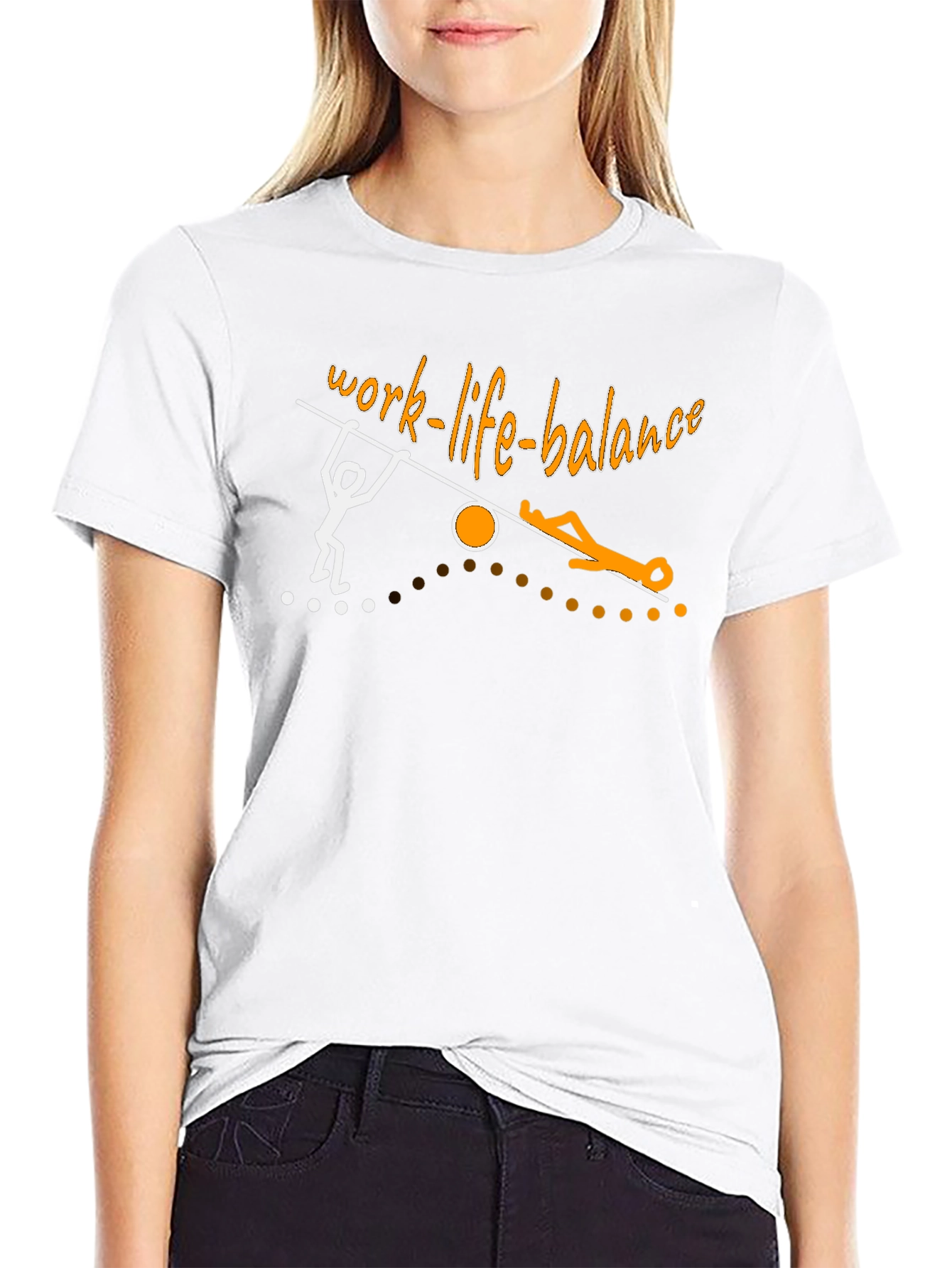 Work Life Balance Graphic T-Shirt