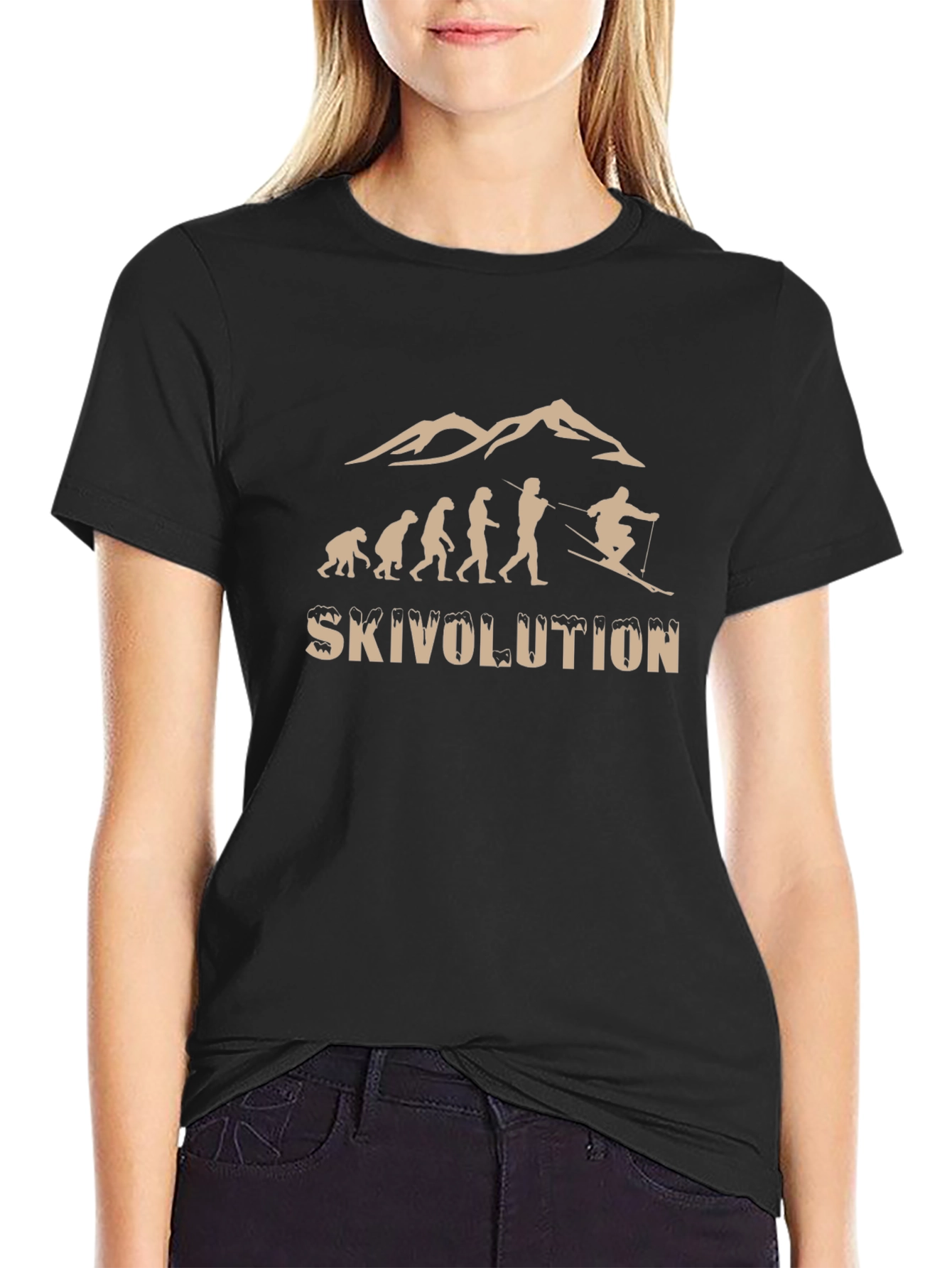 Skivolution Tee - Ski Evolution Graphic T-Shirt