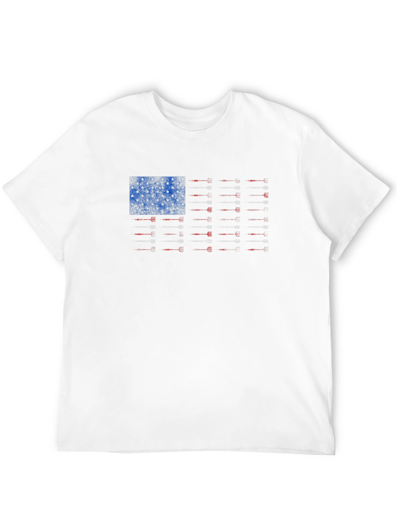 American Flag Guns T-Shirt - Patriotic Design