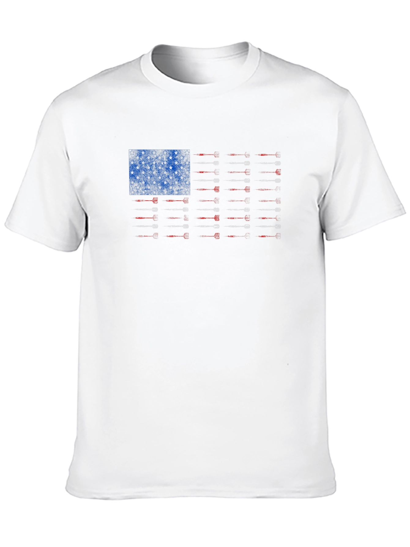 American Flag Guns T-Shirt - Patriotic Design